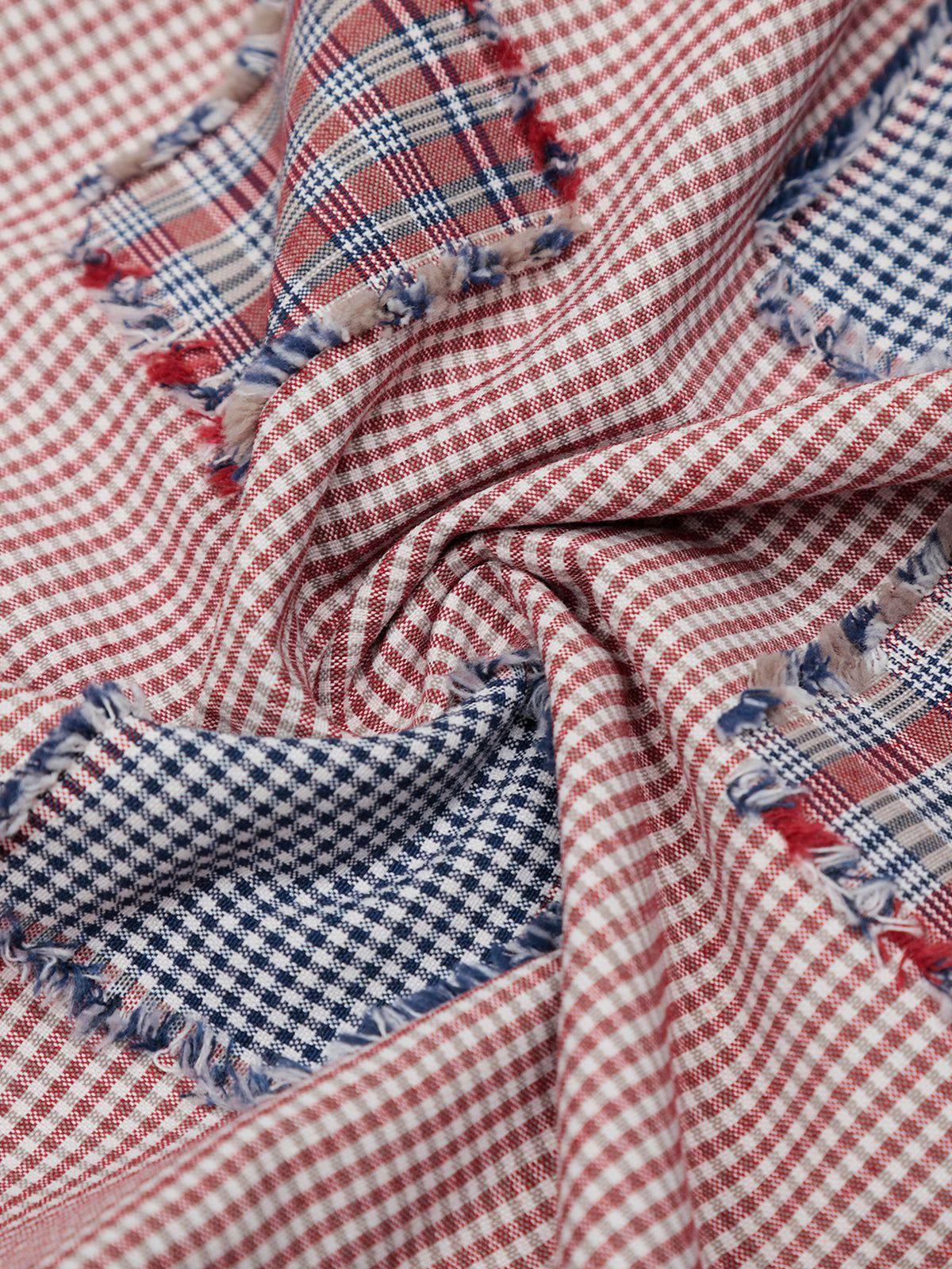 Aelfric Eden Applique Plaid Longline Jorts Product Image