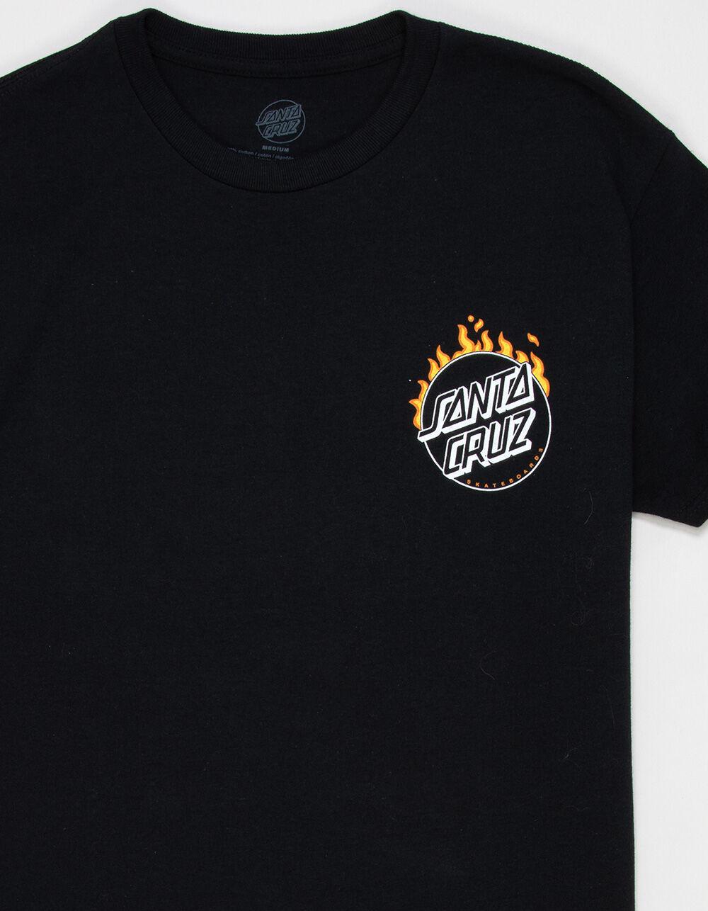 SANTA CRUZ Burnt Opus Dot Mens Tee - BLACK Product Image