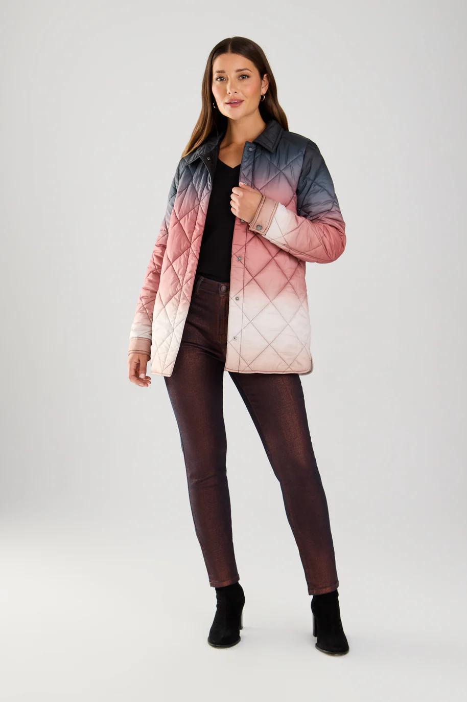 Quilted Ombre Jacket Product Image