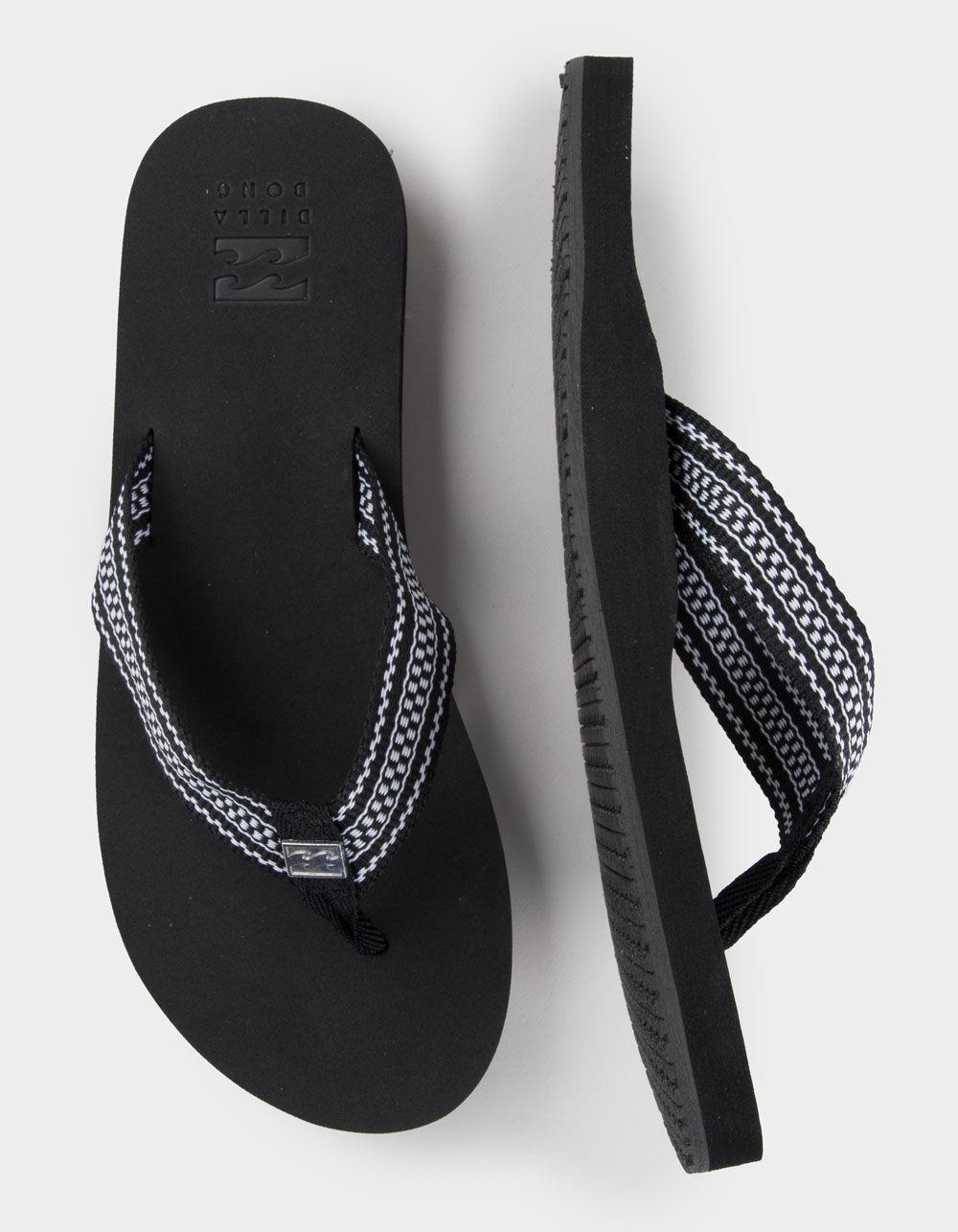 BILLABONG Ailani Womens Thong Flip Flops - BLACK/WHITE Product Image