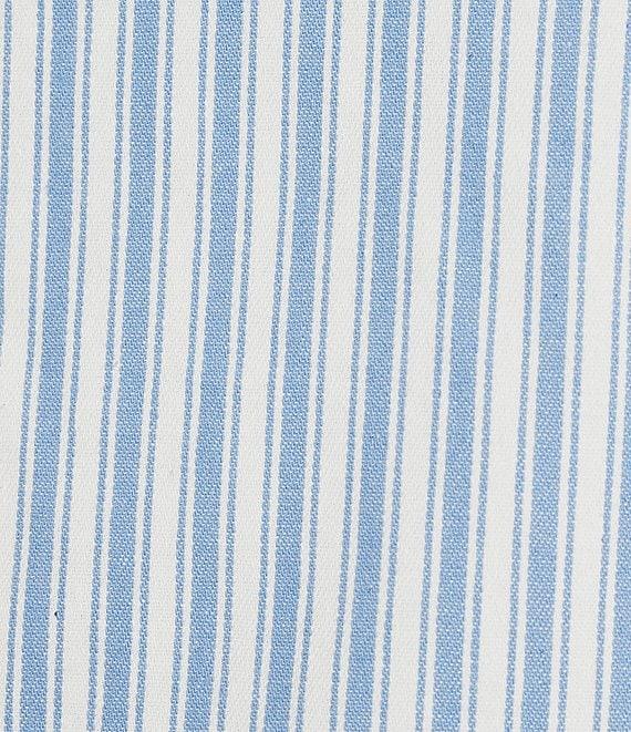 Dee Elly Sleeveless Poplin Stripe Coordinating Crop Top Product Image