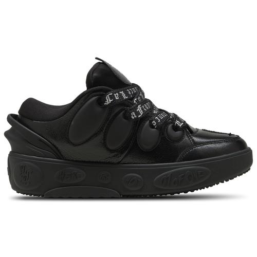 PUMA Mens PUMA La Franc Black Chrome - Mens Basketball Shoes Black/Black/Silver Mist Product Image