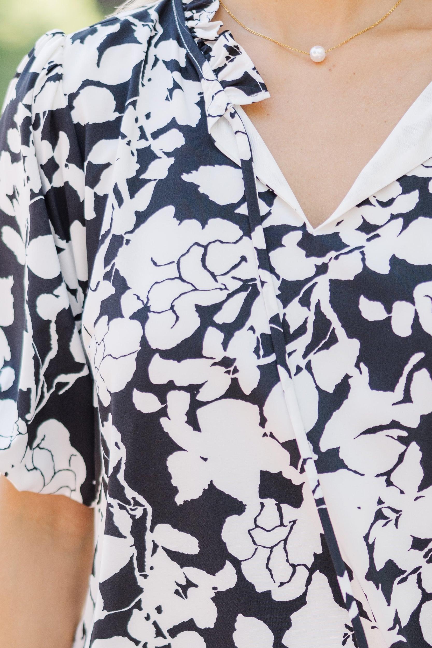 Get What You Love Black Floral Dress Female Product Image