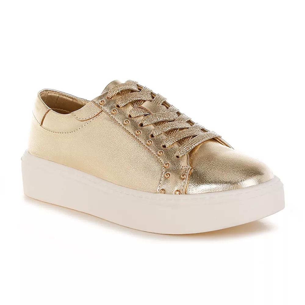 Rag & Co Cincinnati Women's Sneakers, Size: 5, Gold Product Image