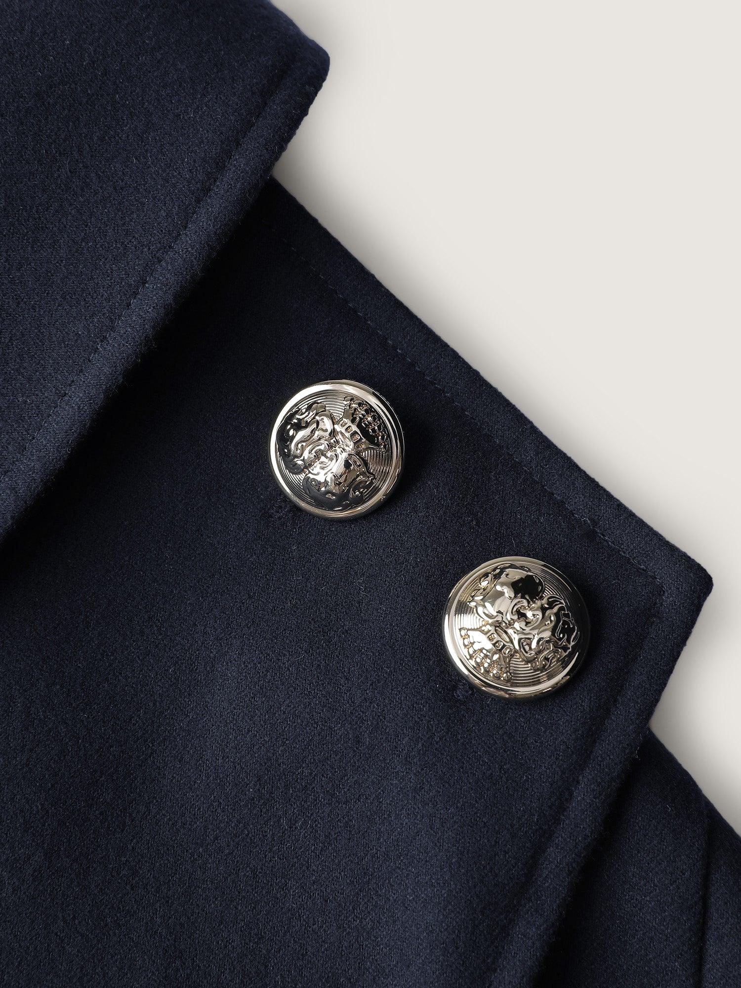 Cape Button Wrap Coat Female Product Image