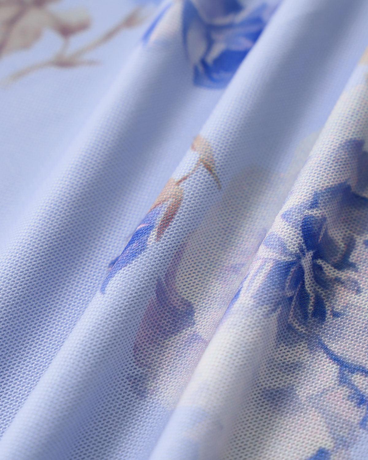 Black Floral Bodycon Slip Maxi Dress Product Image