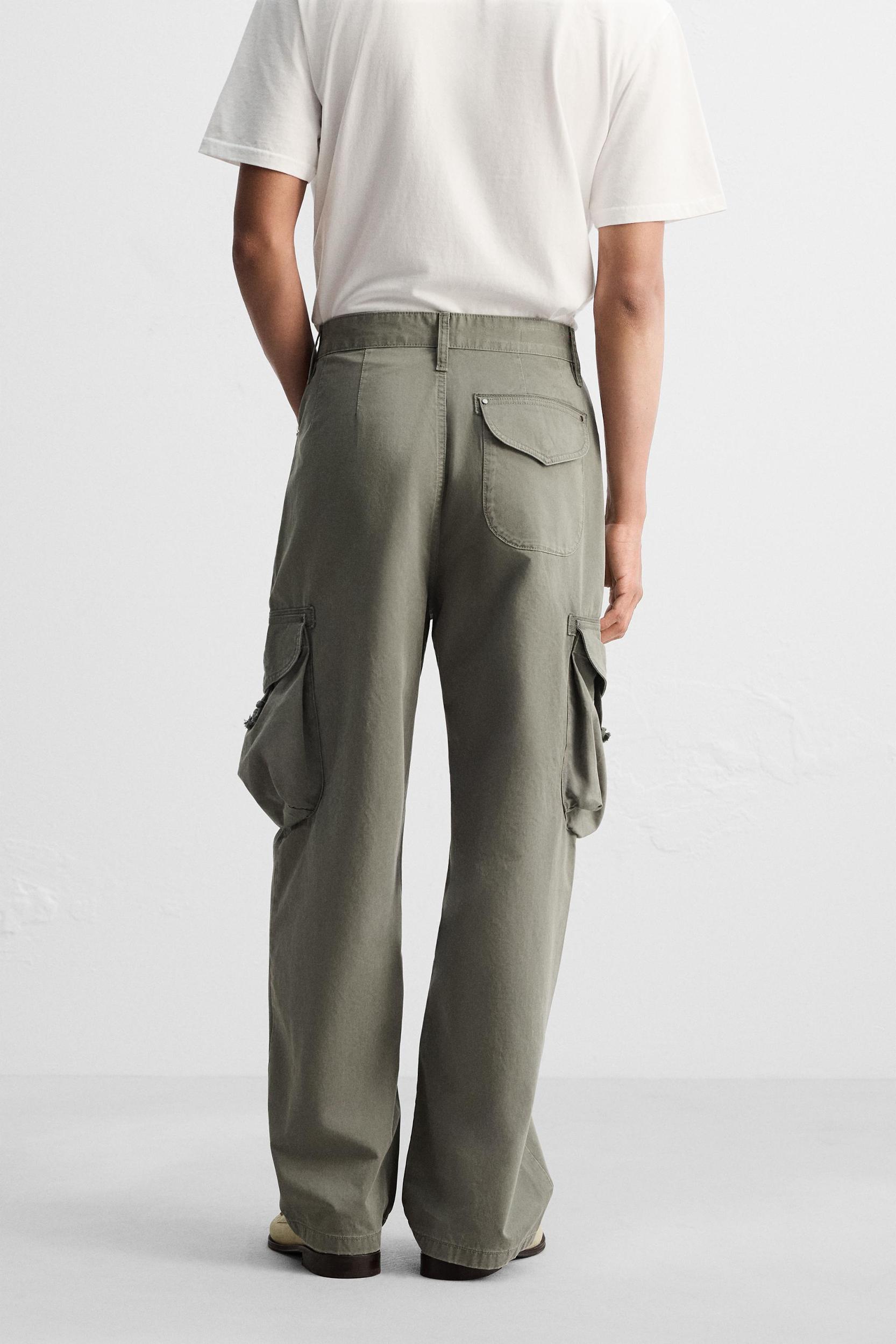 WASHED CARGO PANTS Product Image
