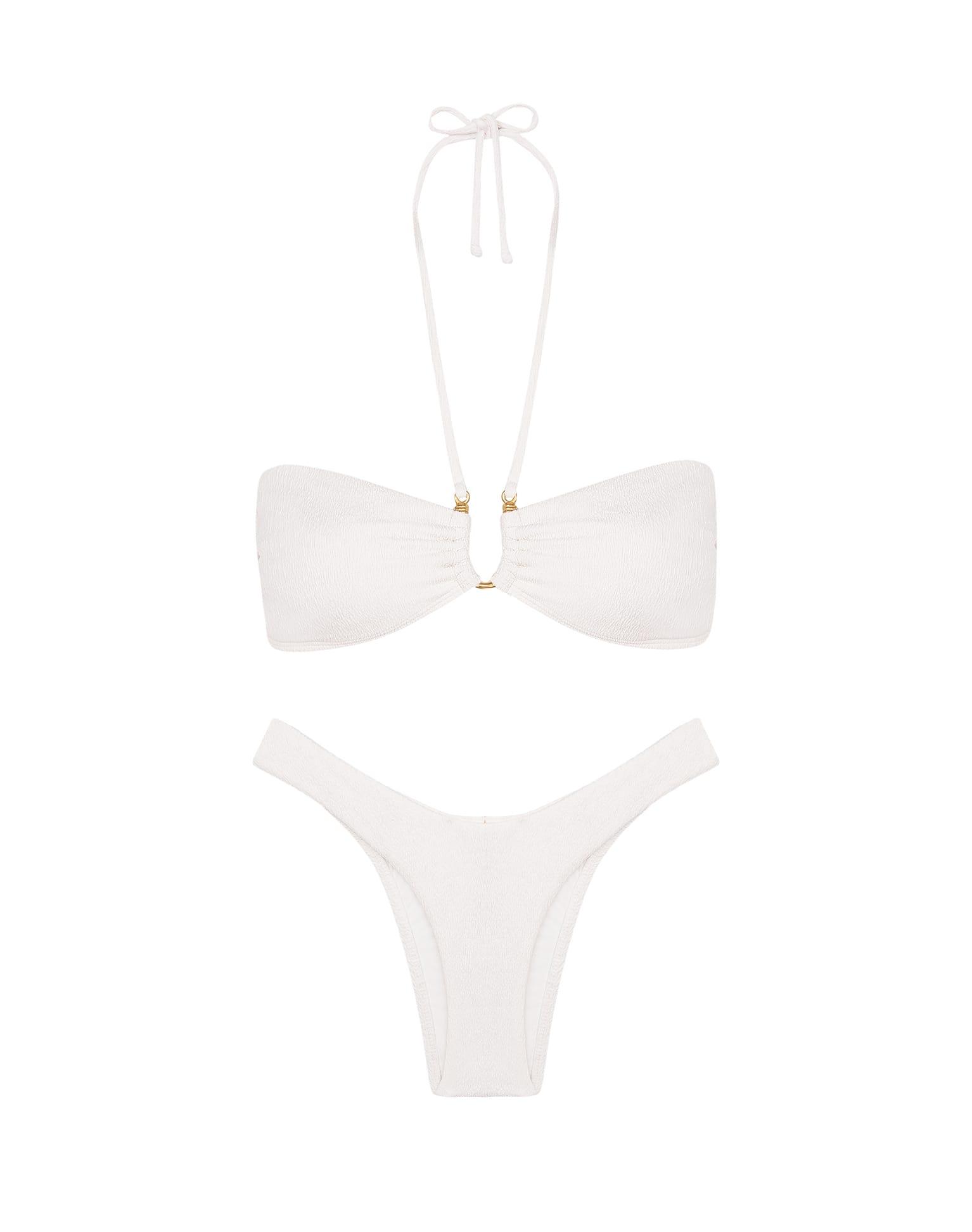 Firenze Callie Bandeau Top (Final Sale) - White Product Image