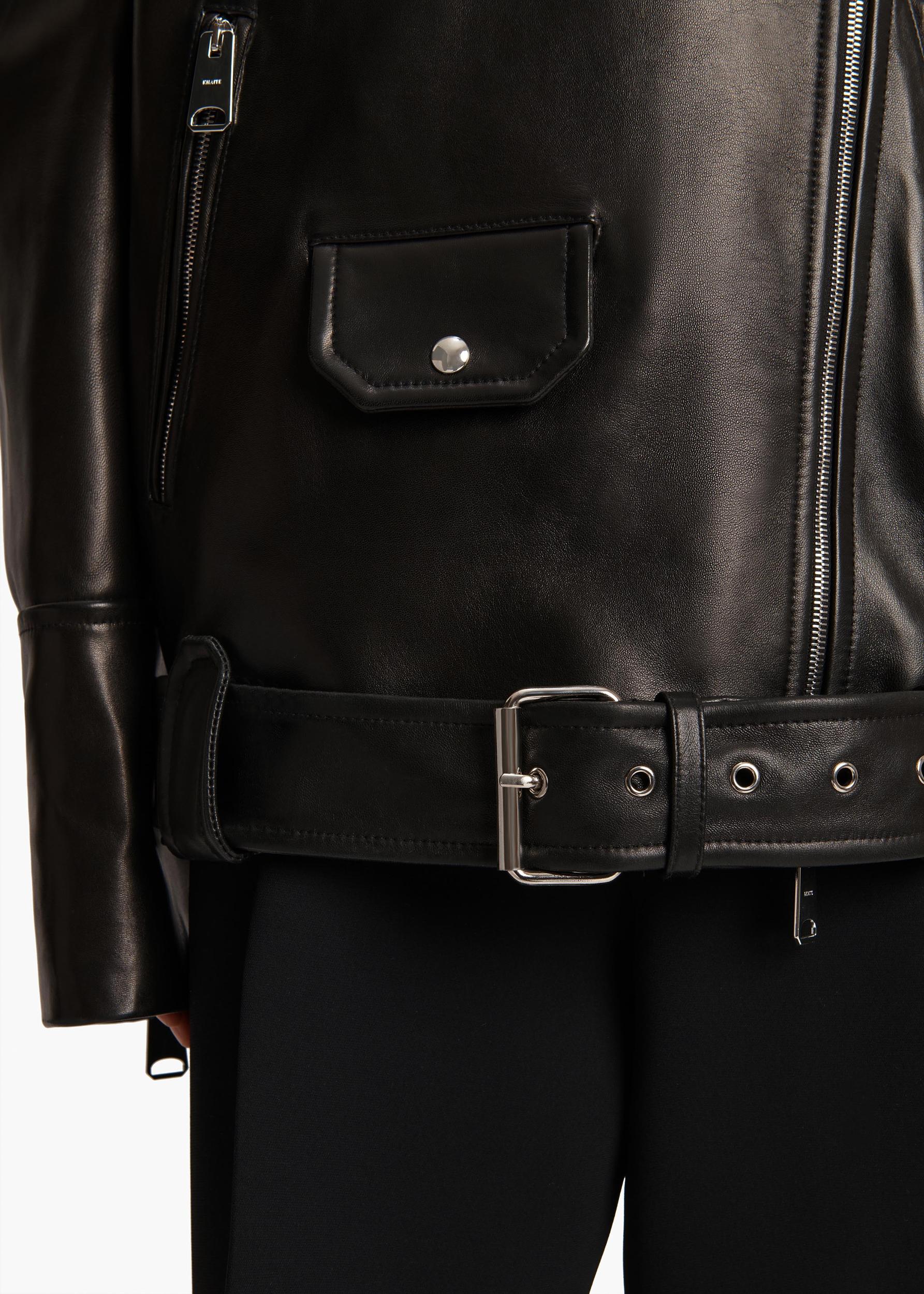 Hansel Jacket in Black Leather Product Image