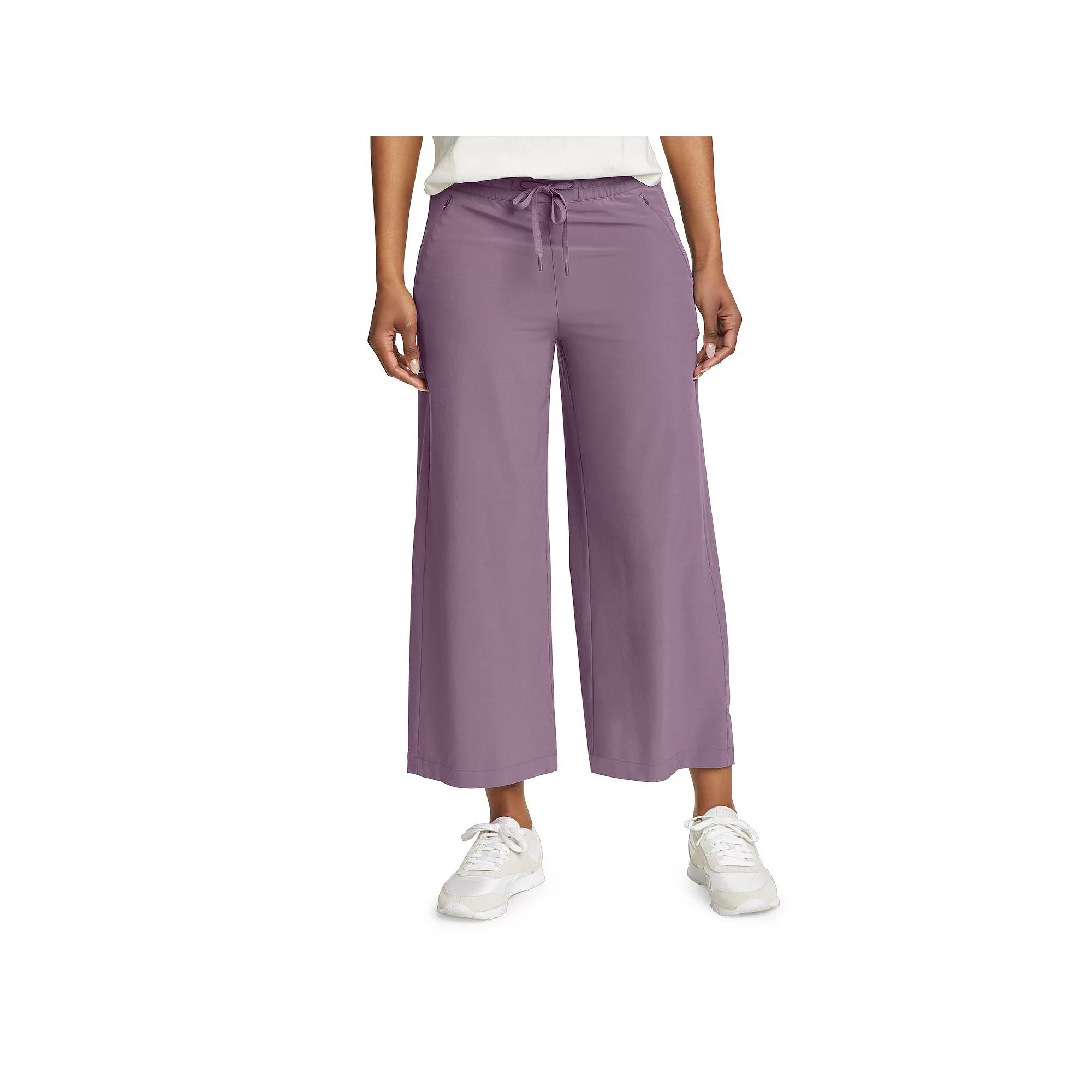 Women's Eddie Bauer Tall Departure Wide Leg Crop Pants,  Product Image