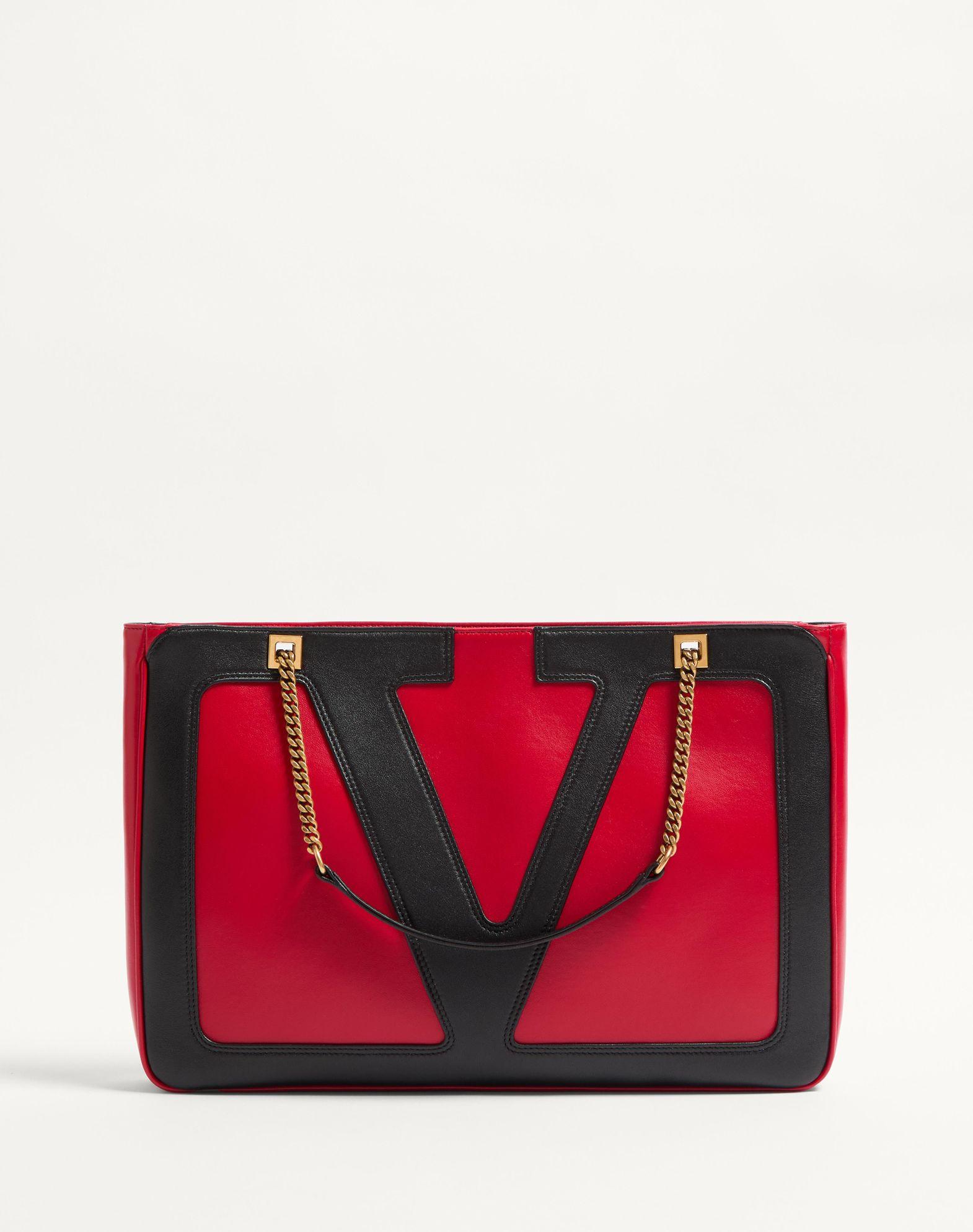 Valentino Garavani Viva Superstar Medium Nappa Leather Shopping Bag Product Image