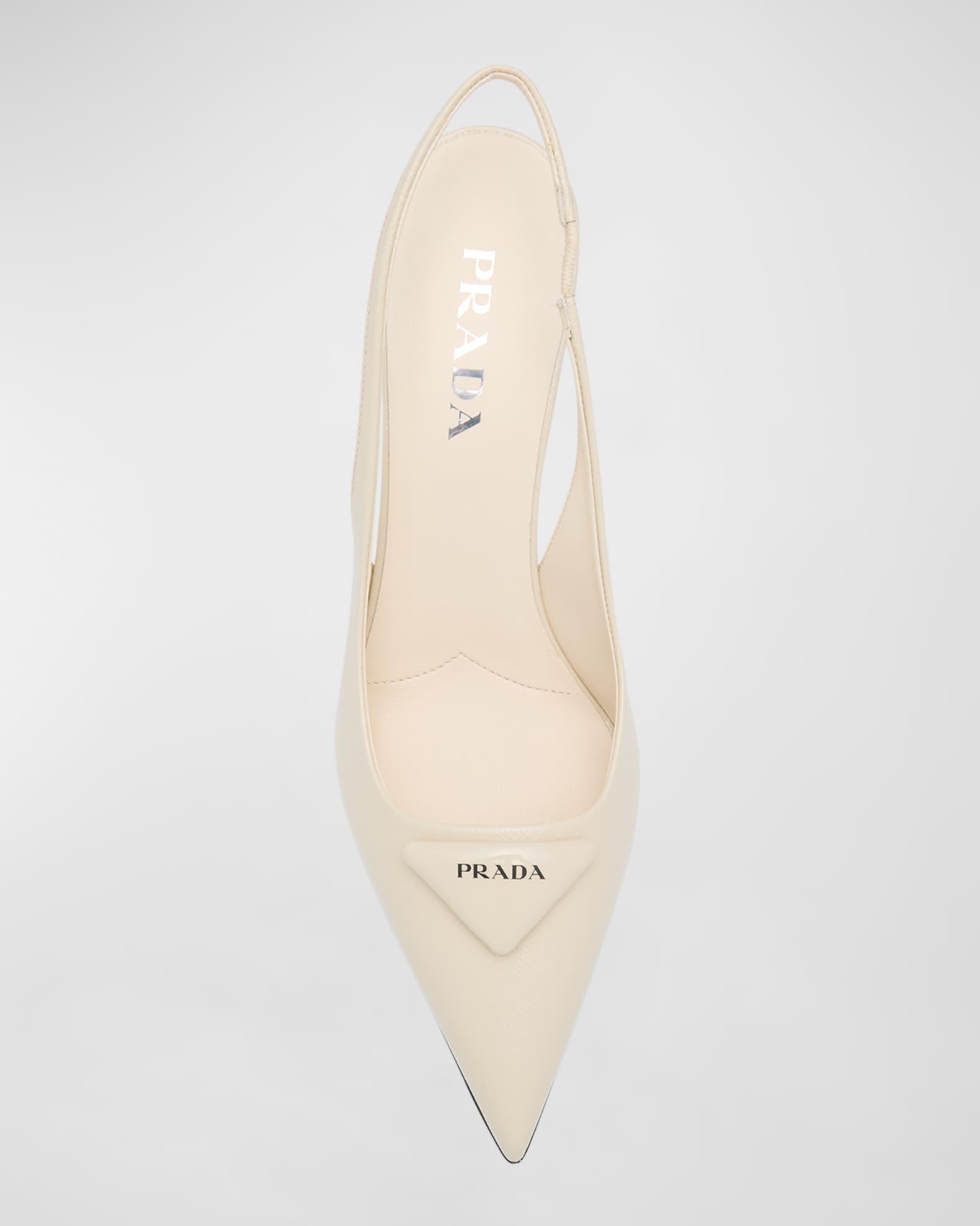 Vernice Leather Slingback Pumps Product Image