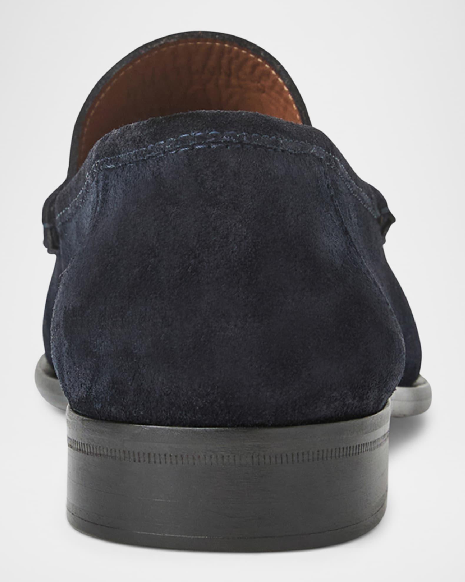 Men's Tonio Suede Penny Loafers Product Image
