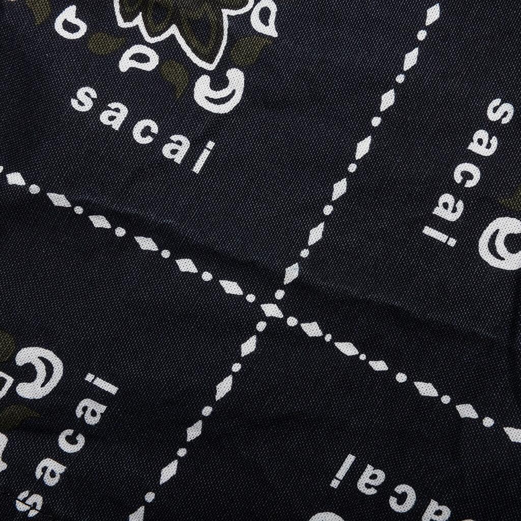 Bandana Print Pants - Navy Male Product Image