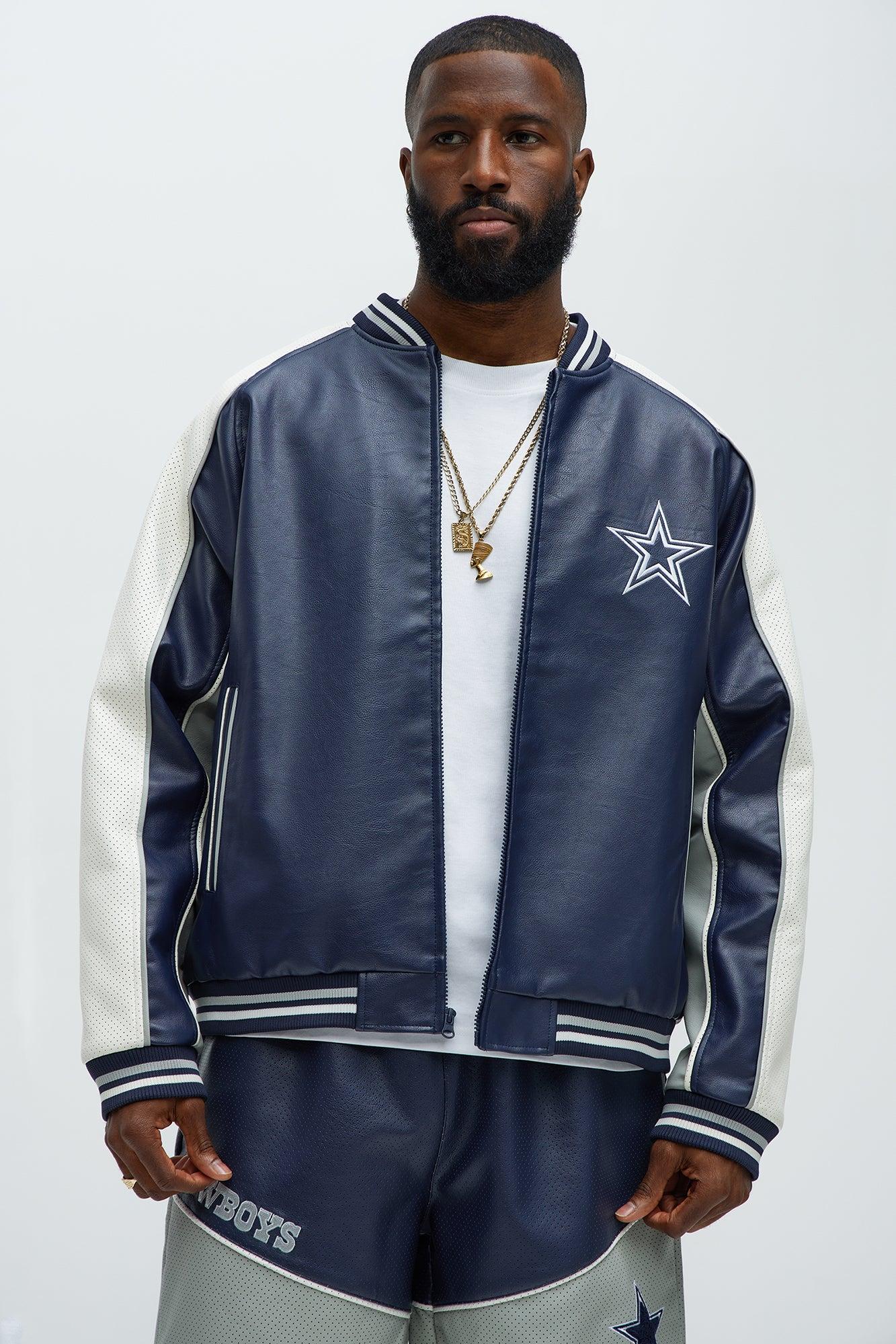 Cowboys High Standard Jacket - White/Blue Male Product Image