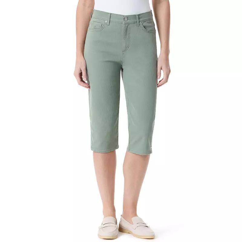 Petite Gloria Vanderbilt Amanda Skimmer Pants, Womens Product Image