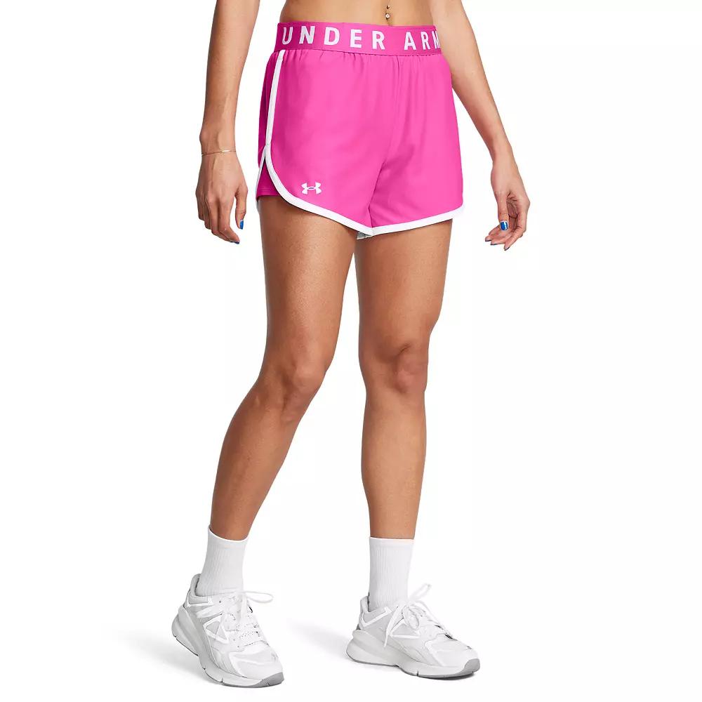 Women's Under Armour Play Up Shorts, Size: XXL, Rebel Pink Product Image