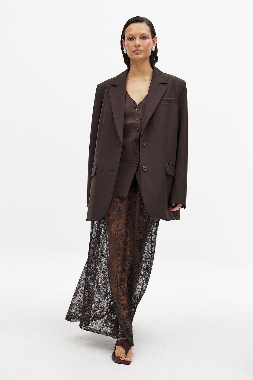 Lace Maxi Skirt Product Image