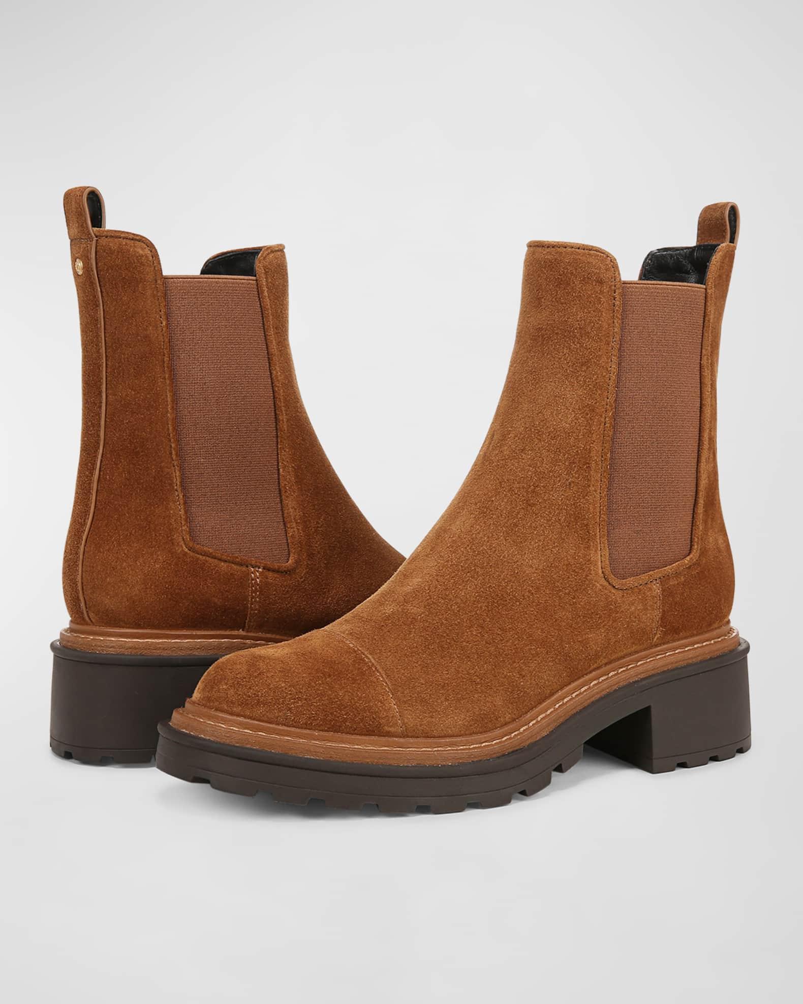 Delilah Suede Chelsea Booties Product Image