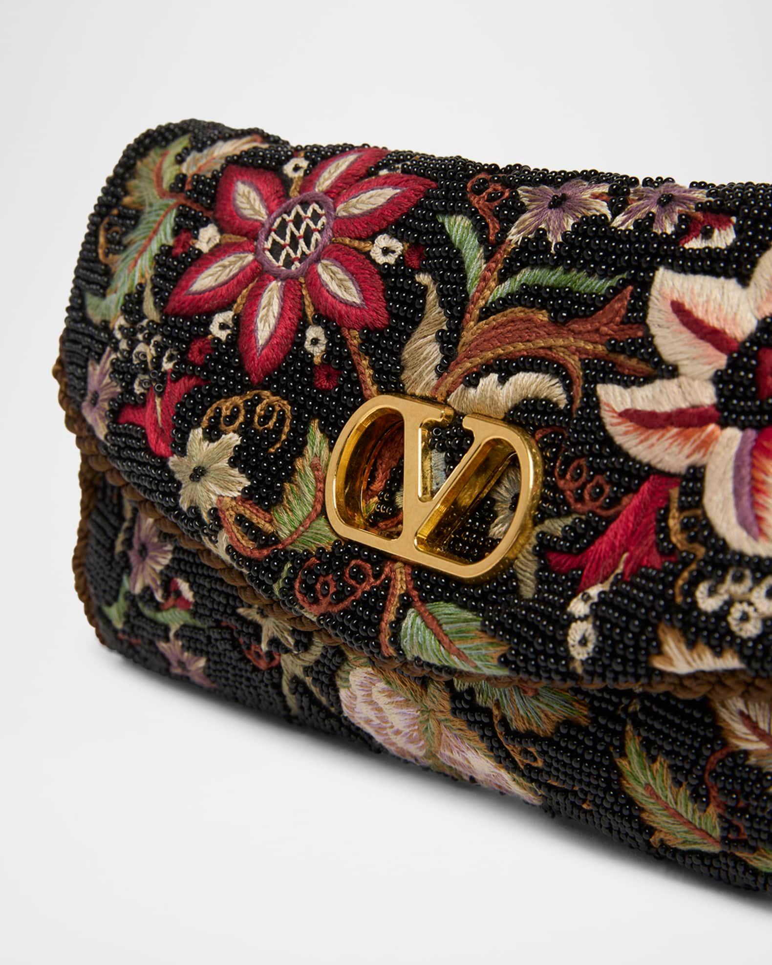 Vain Floral Beaded Shoulder Bag Product Image