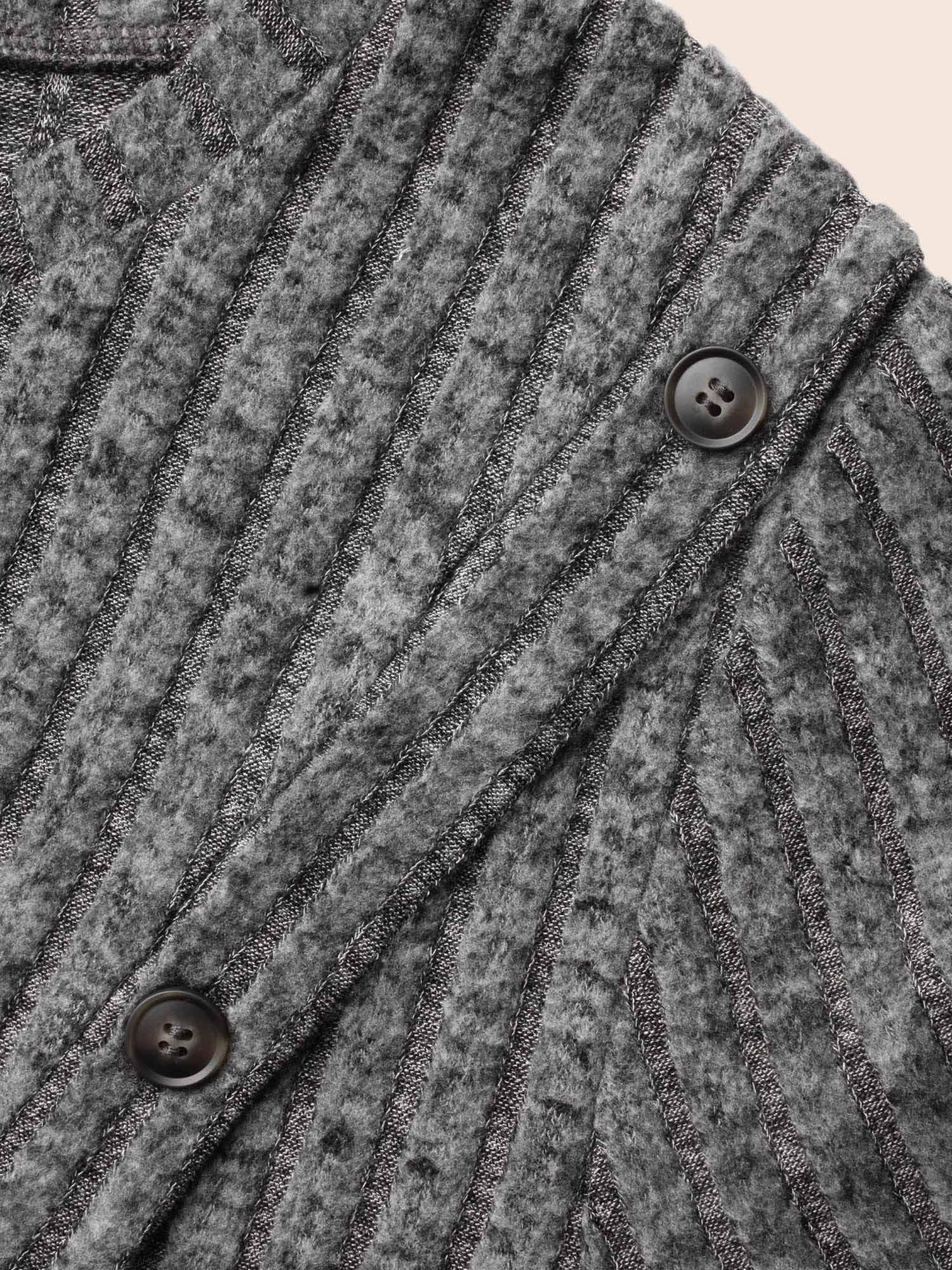 Crew Neck Button Detail Slim Fit Dress Female Product Image