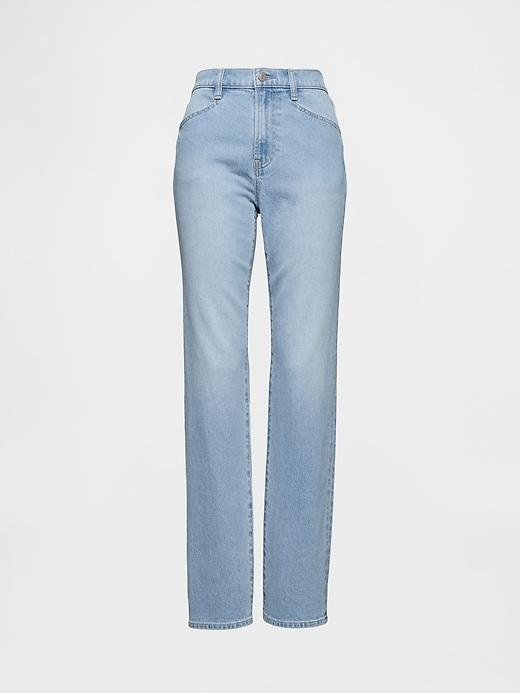 High Rise Studded &apos;90s Straight Jeans Product Image