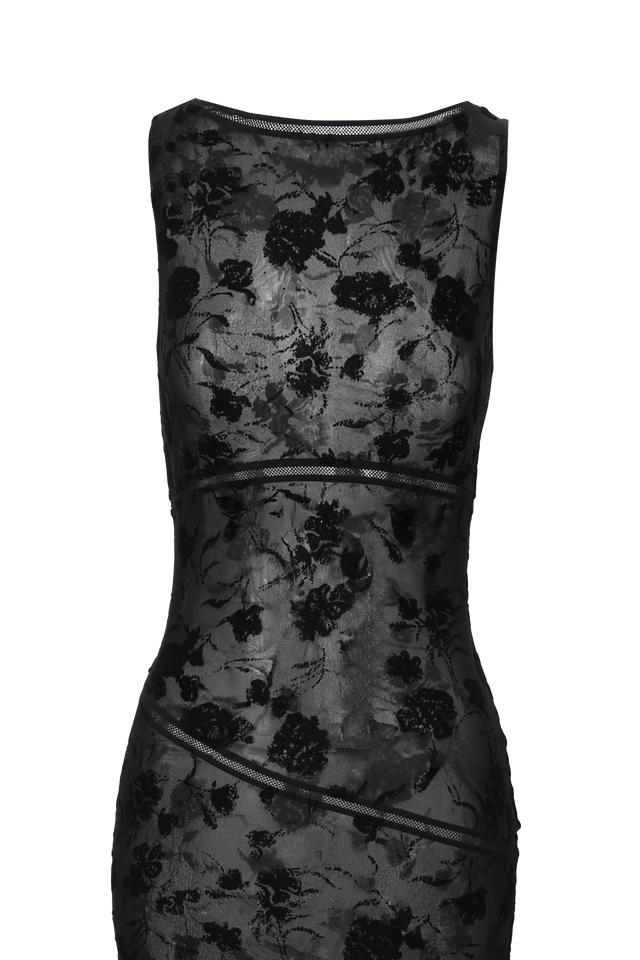 VENETIA MAXI DRESS - BLACK Product Image