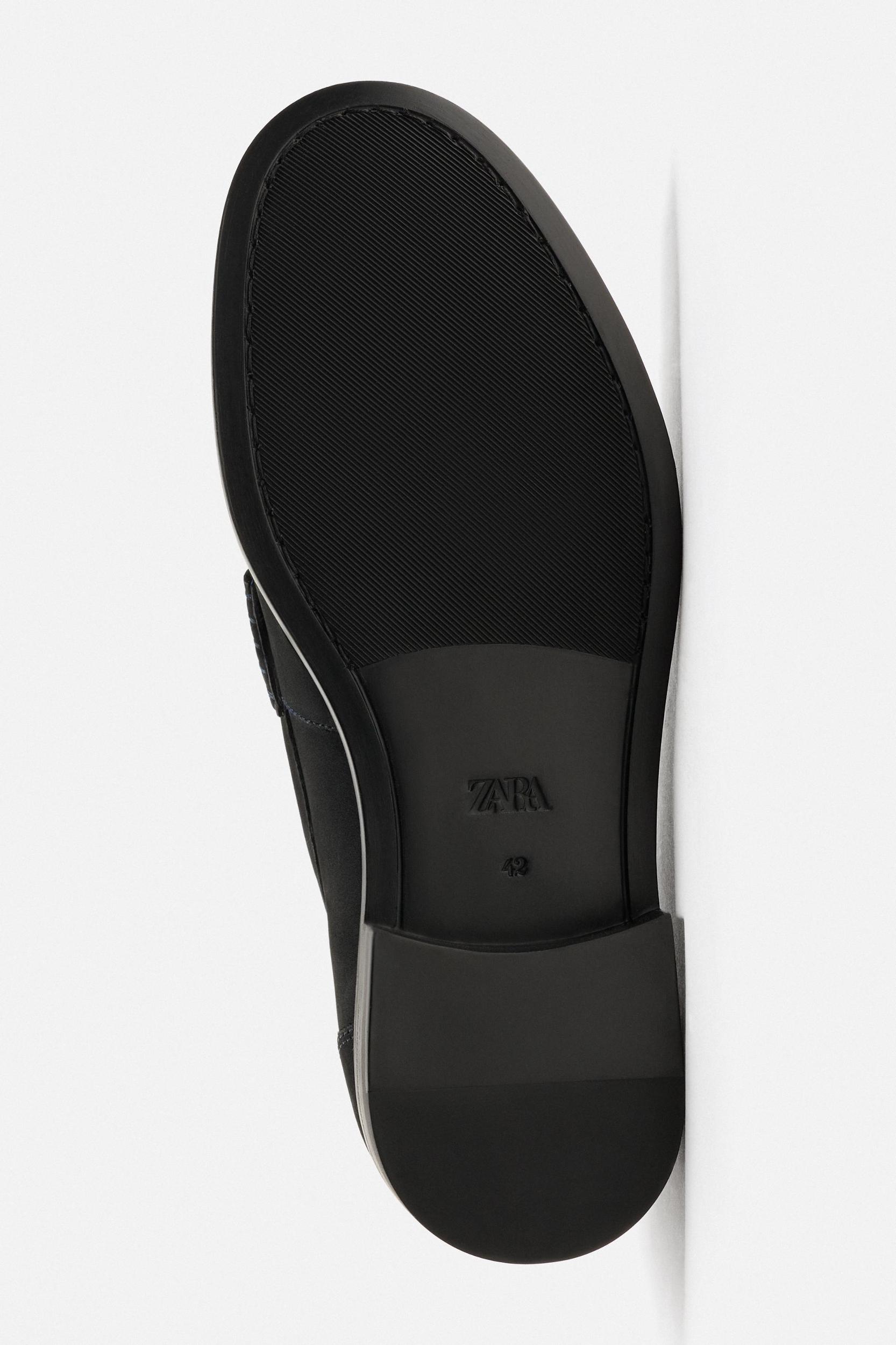 LEATHER TASSEL LOAFERS Product Image