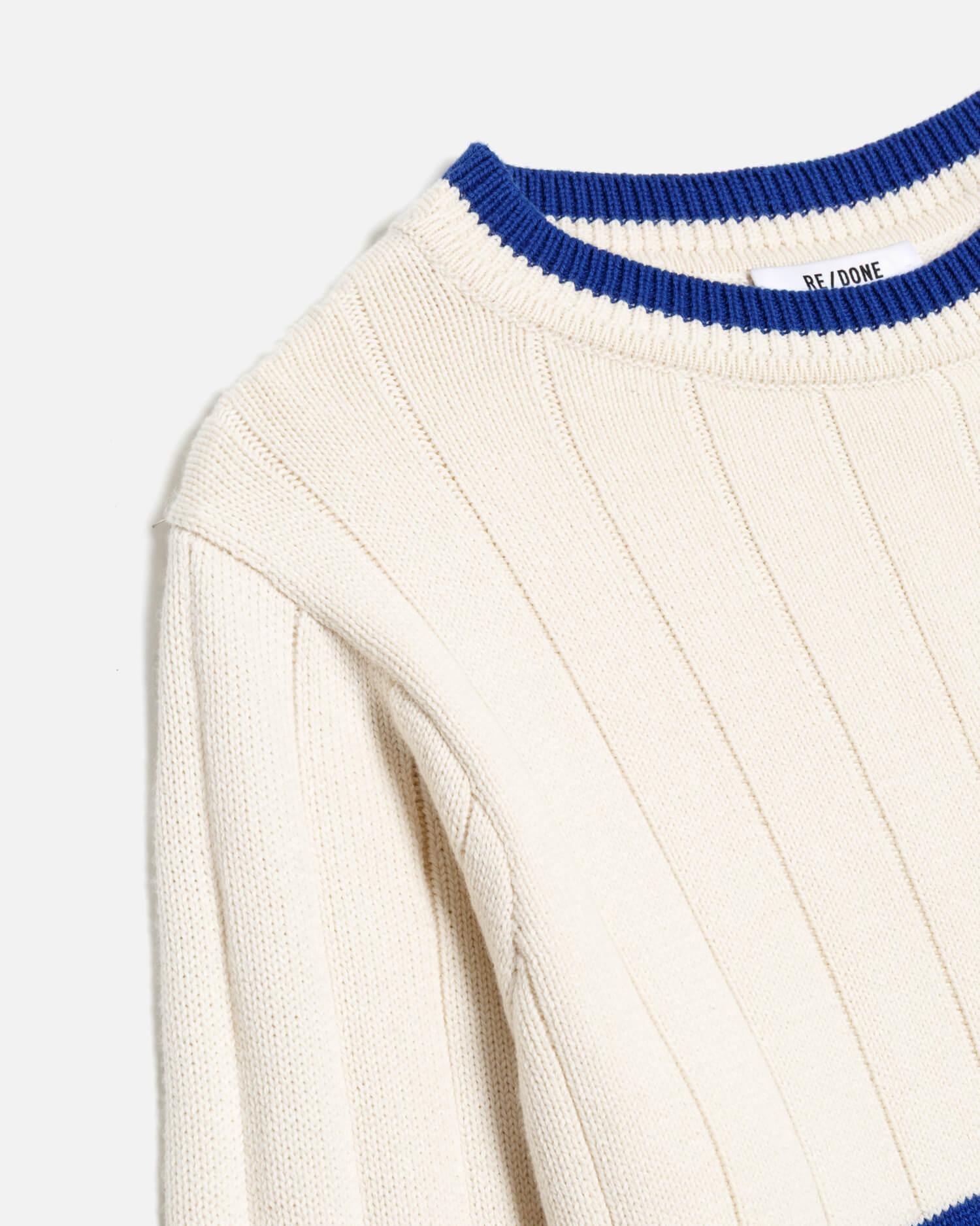 The Nash Crewneck - Ivory Combo Female Product Image