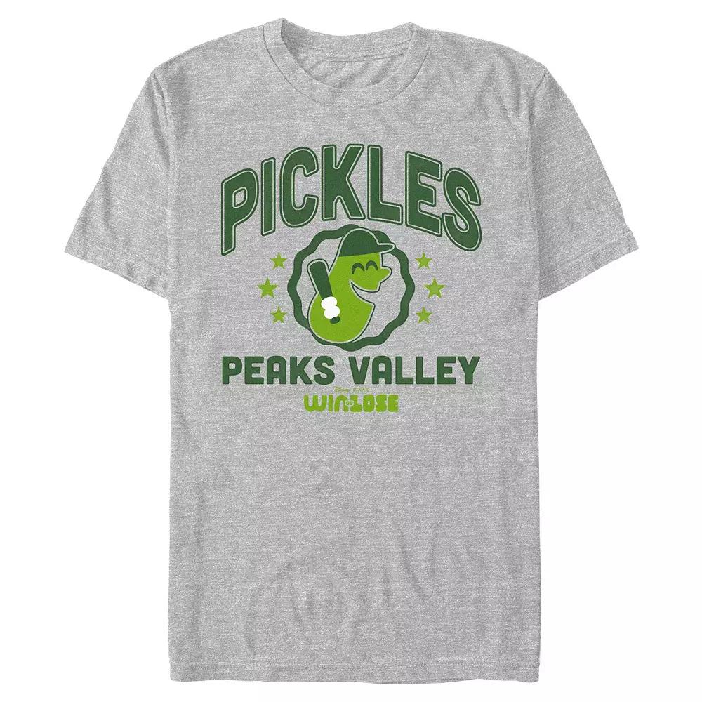 Men's Win Or Lose Pickles Peaks Valley Graphic Tee, Size: 3XL Tall, Athletic Grey Product Image