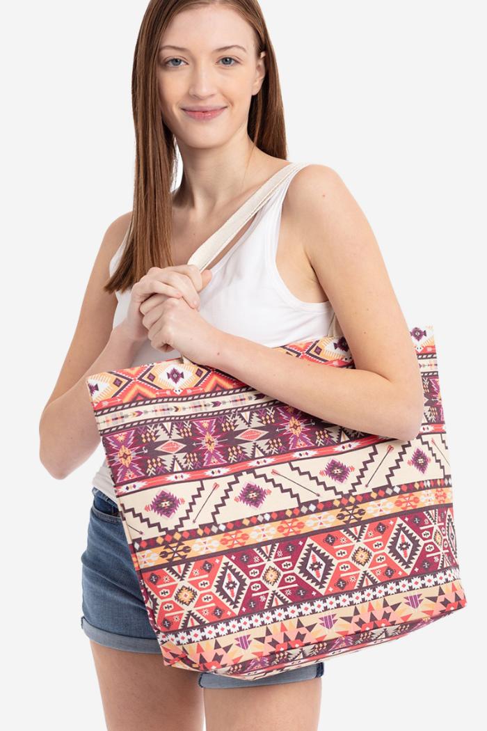 Aztec Pattern Tote Product Image