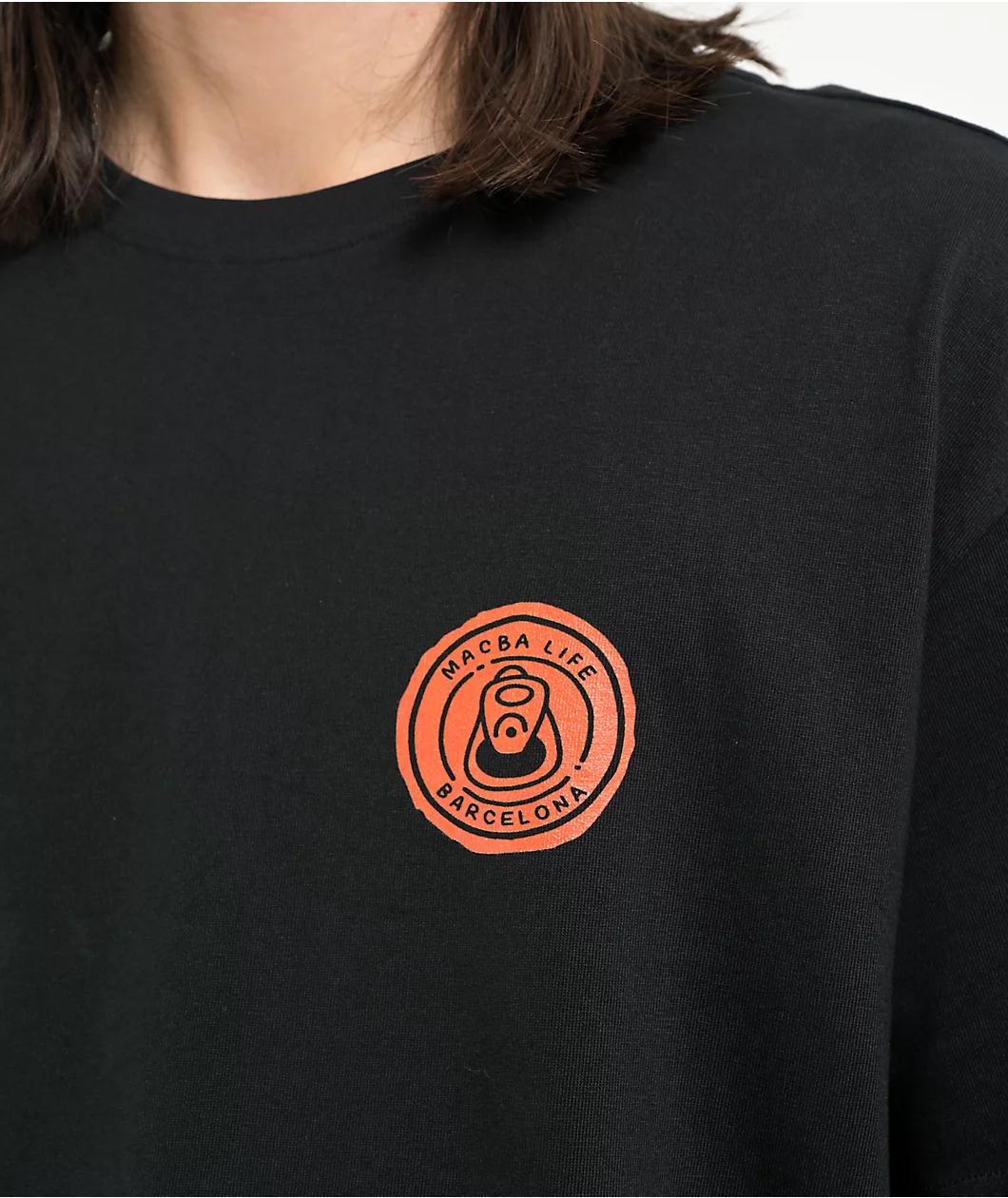Macba Life Flip Black T-Shirt Product Image