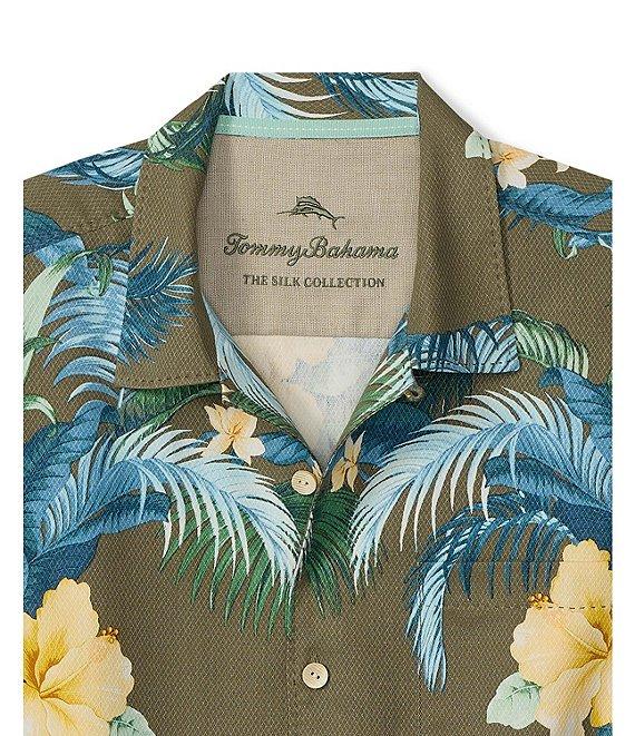 Tommy Bahama Big & Tall Pineapple Petals Short Sleeve Woven Camp Shirt Product Image