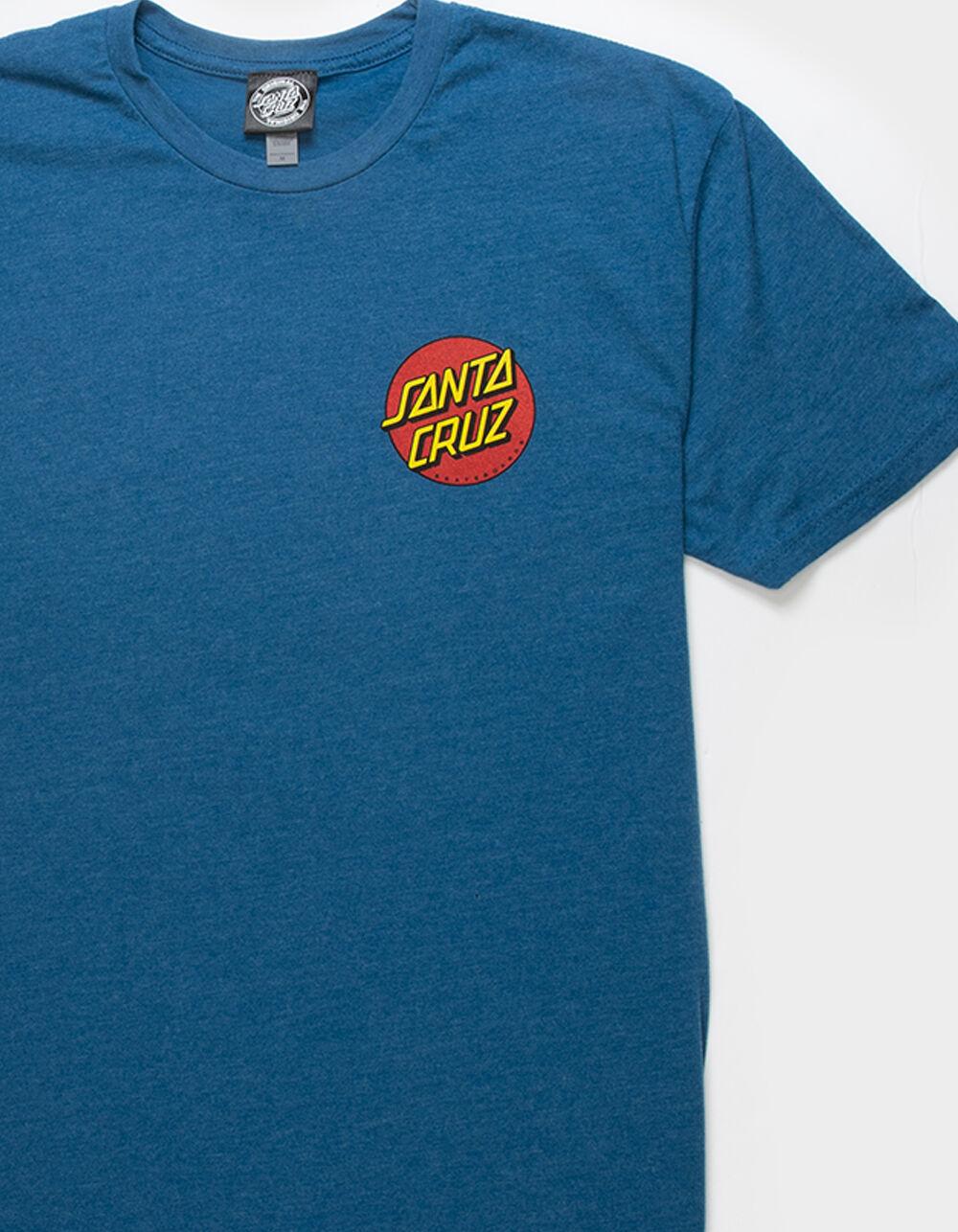 SANTA CRUZ Classic Dot Mens Tee - BLUE Product Image