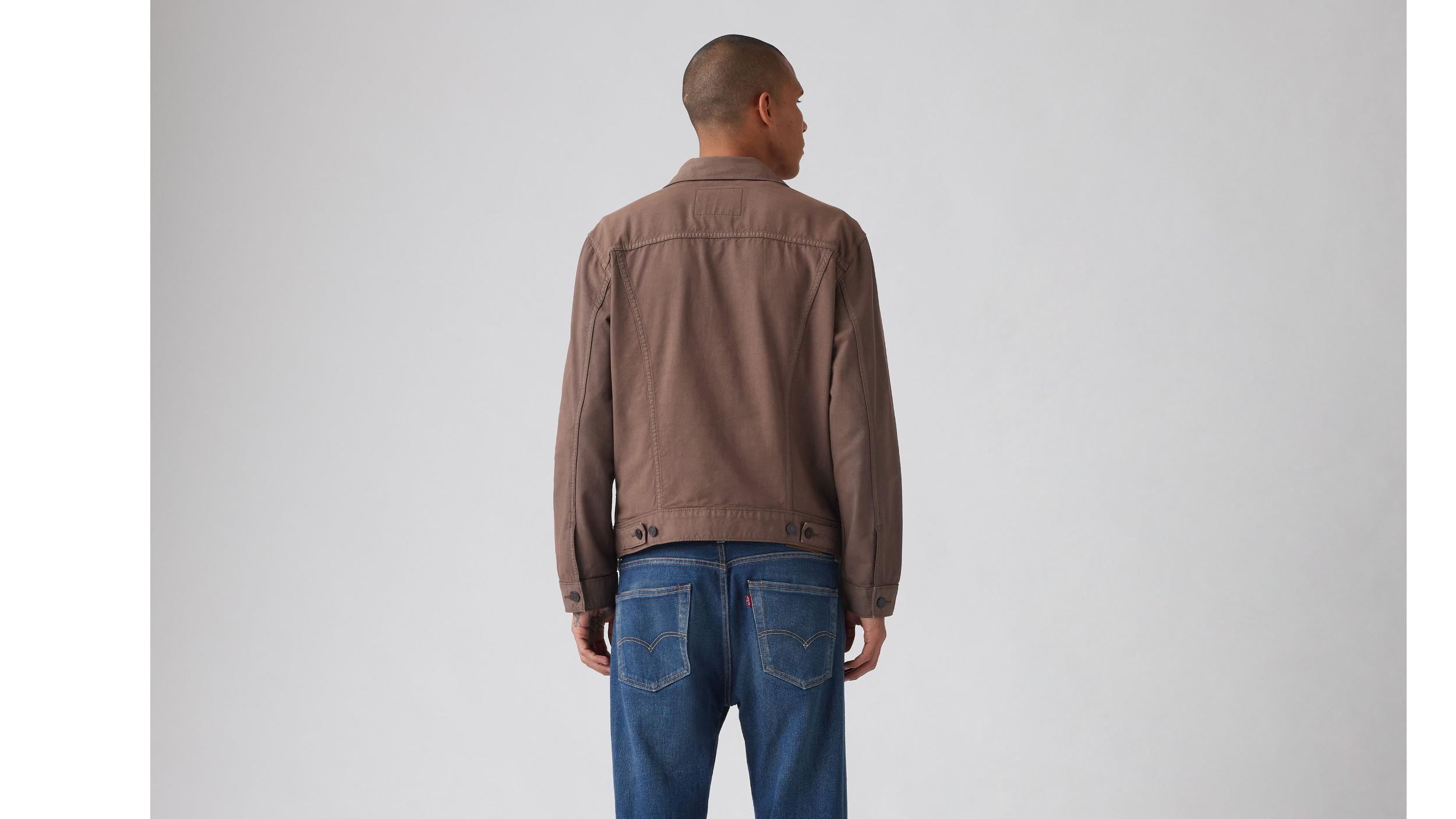 Cotton Linen Trucker Jacket Product Image
