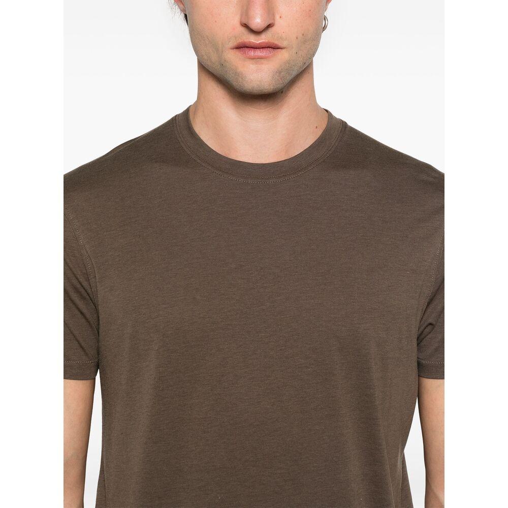 TOM FORD Slim-fit Lyocell And Cotton-blend Jersey T-shirt In Brown Product Image