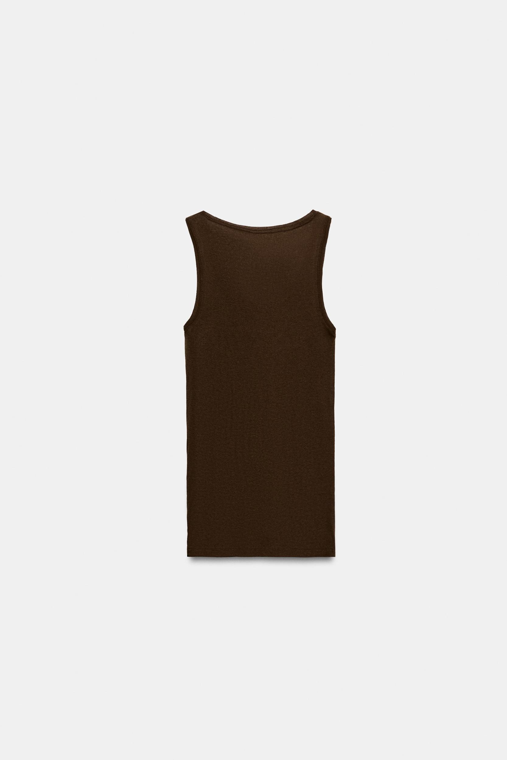 COTTON SLEEVELESS TOP Product Image