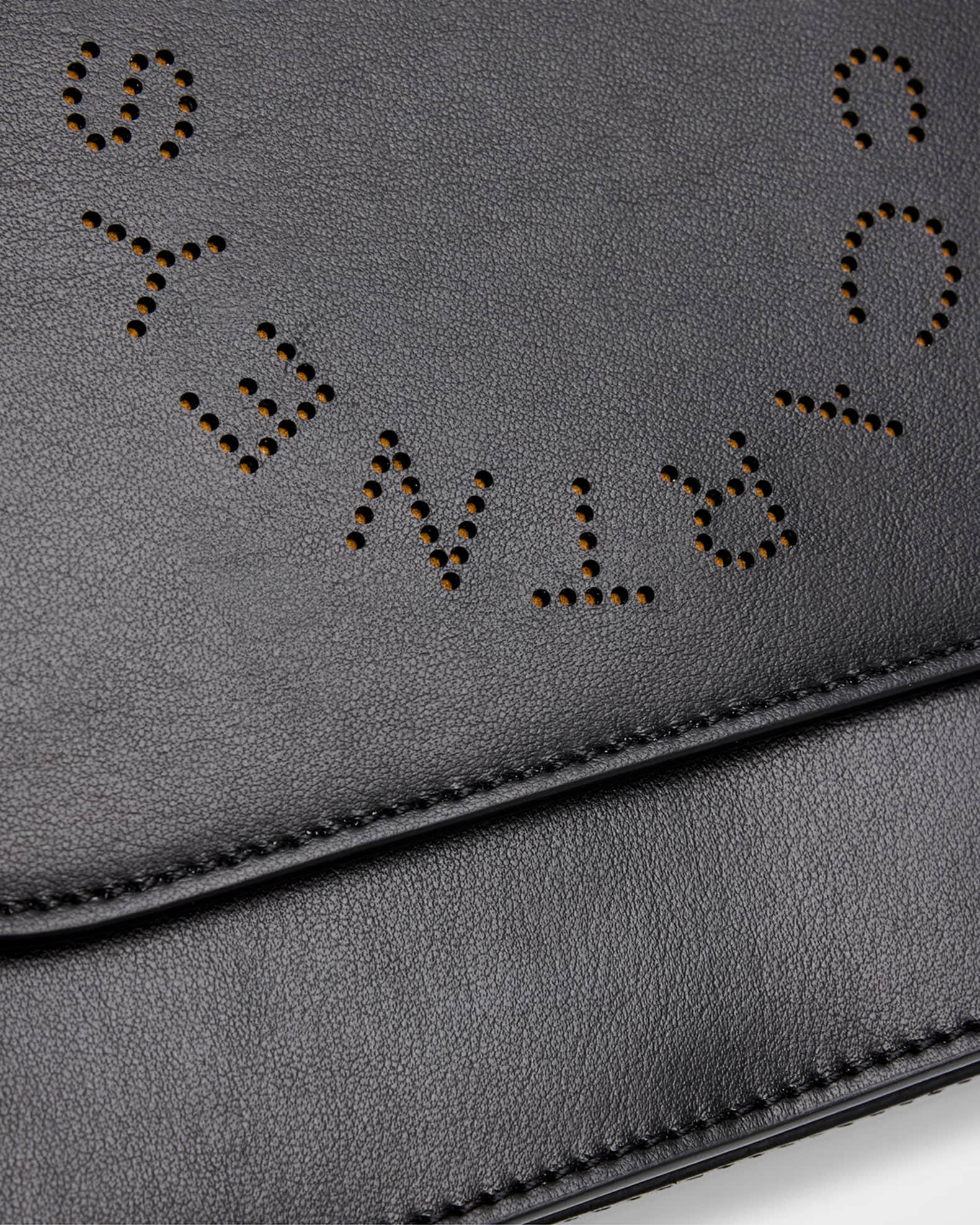 Logo Perforated Foldover Top Crossbody Bag Product Image