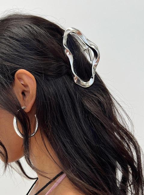 Take It Off Hair Clip Chrome Product Image