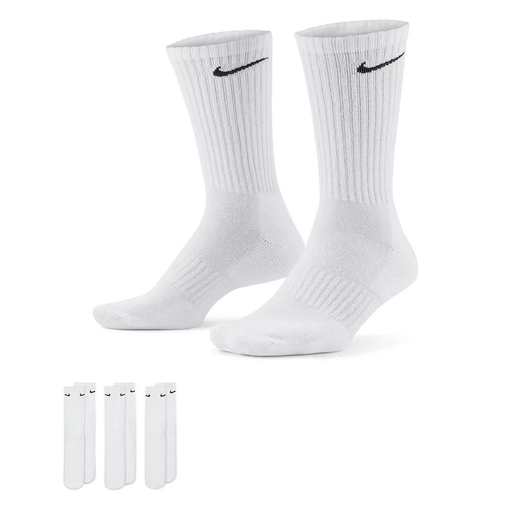 Women's Nike Everyday Cushioned Training Crew Socks 3-Pack,  Product Image
