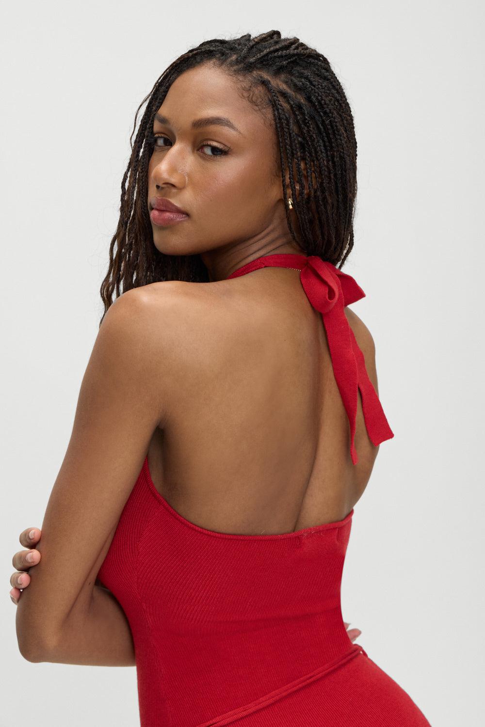 Dolly Knit Mini Dress - Heartstrings Product Image