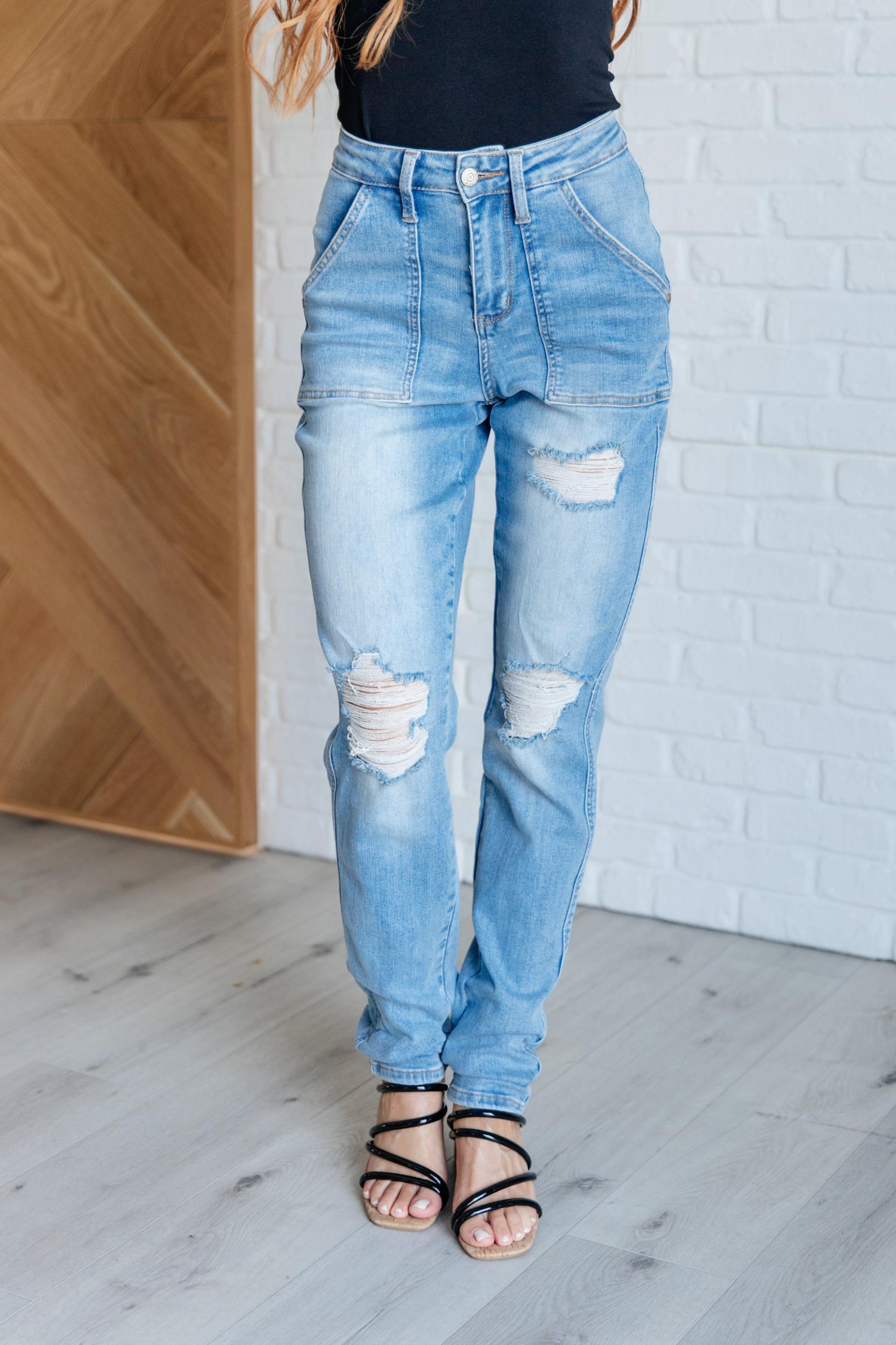 Lizzy Wide Leg Cropped Jeans *FS Product Image