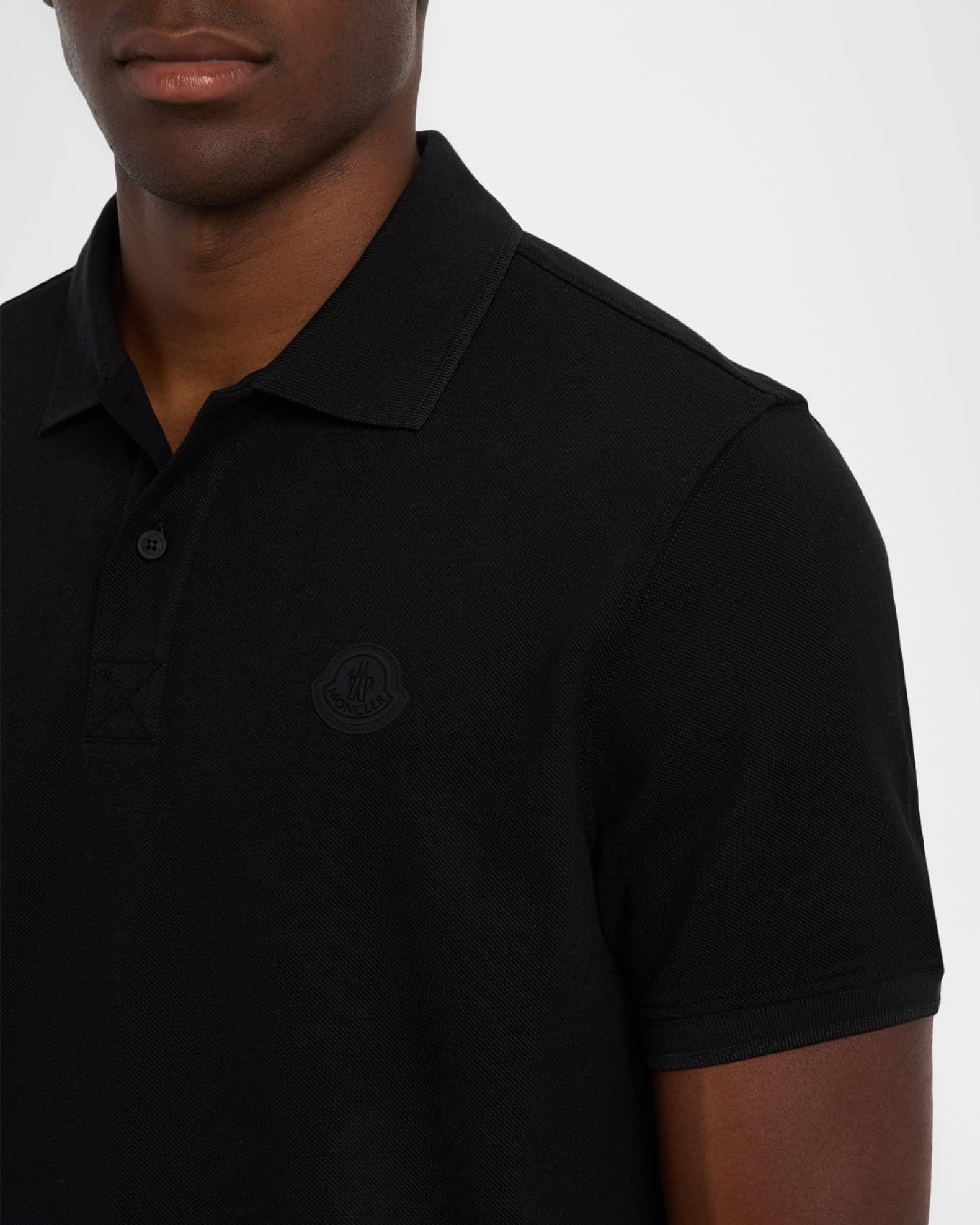 Men's Cotton Tonal Logo Polo Shirt Product Image