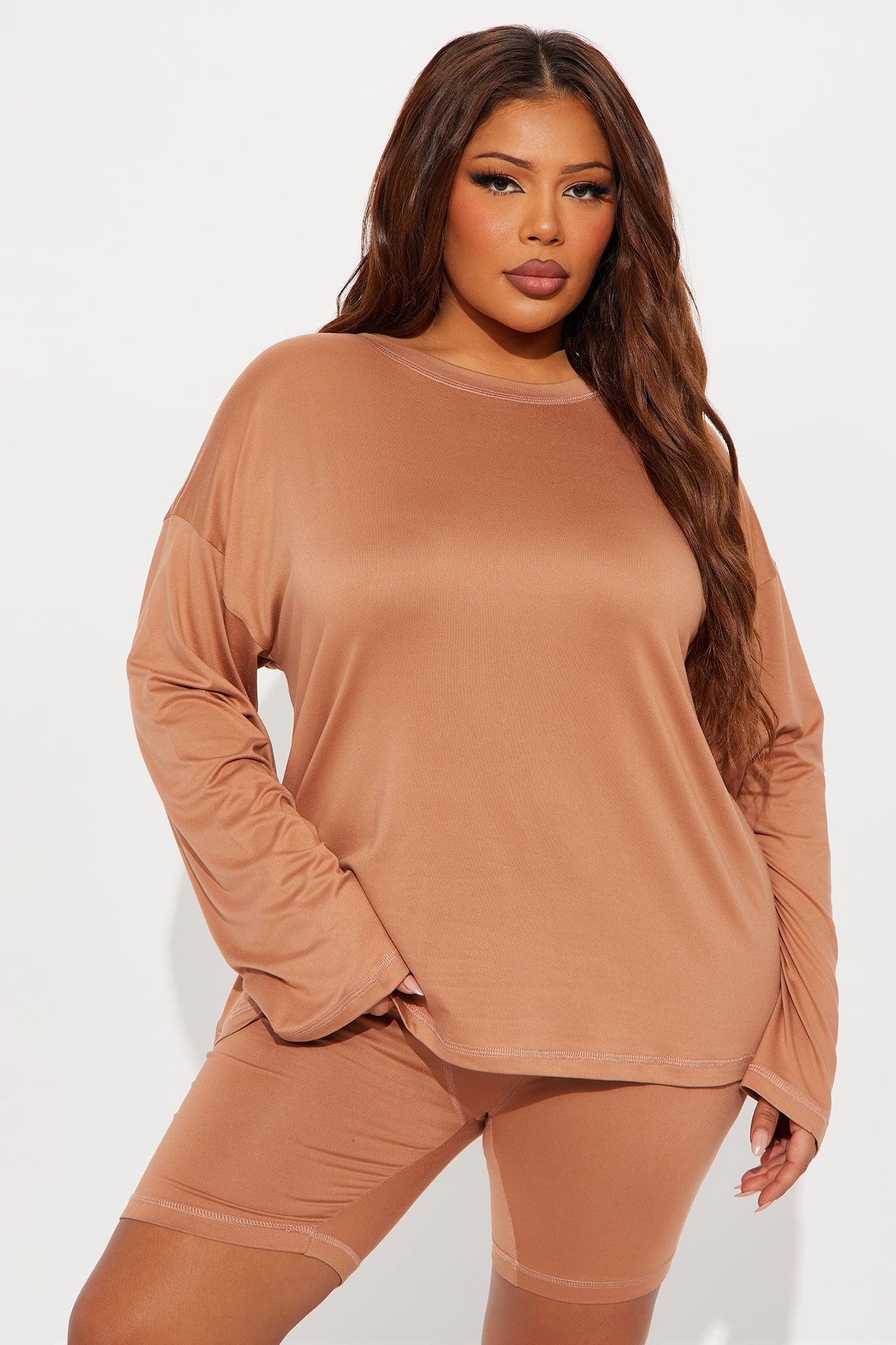 Me And You PJ Boxer Short Set - Mocha Product Image