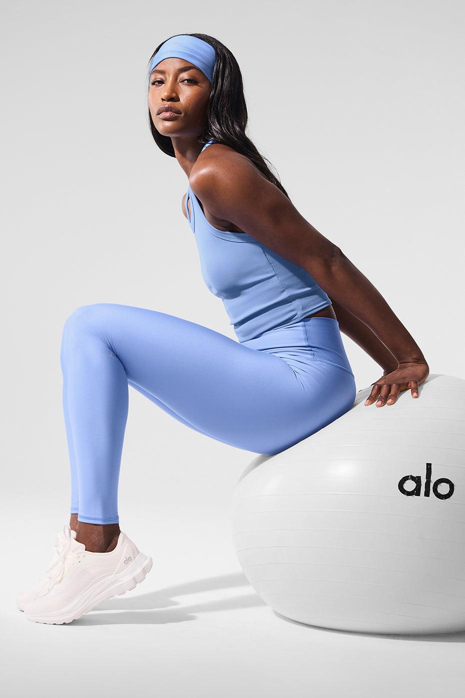 High-Waist Airlift Legging - Crystal Clear Blue Female Product Image