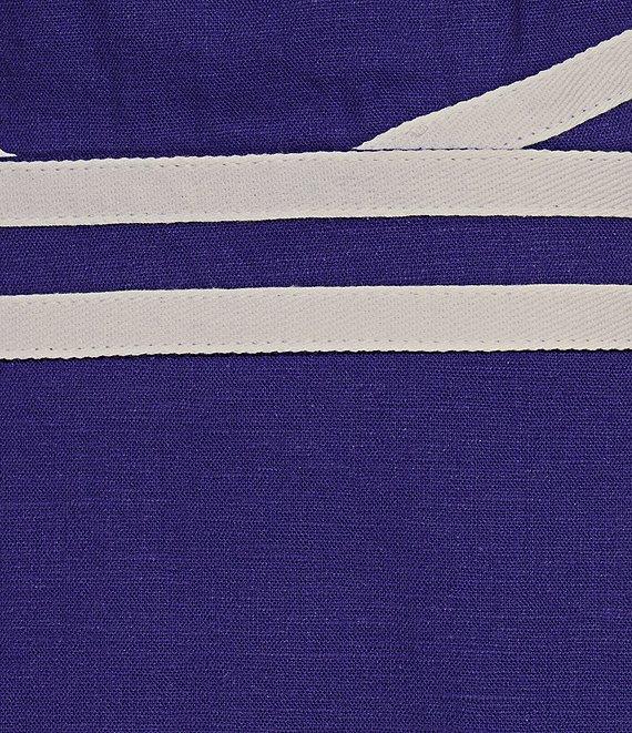 Trina Turk Grasse Stretch Linen Halter Neck Sleeveless Side Cutout Dress Product Image