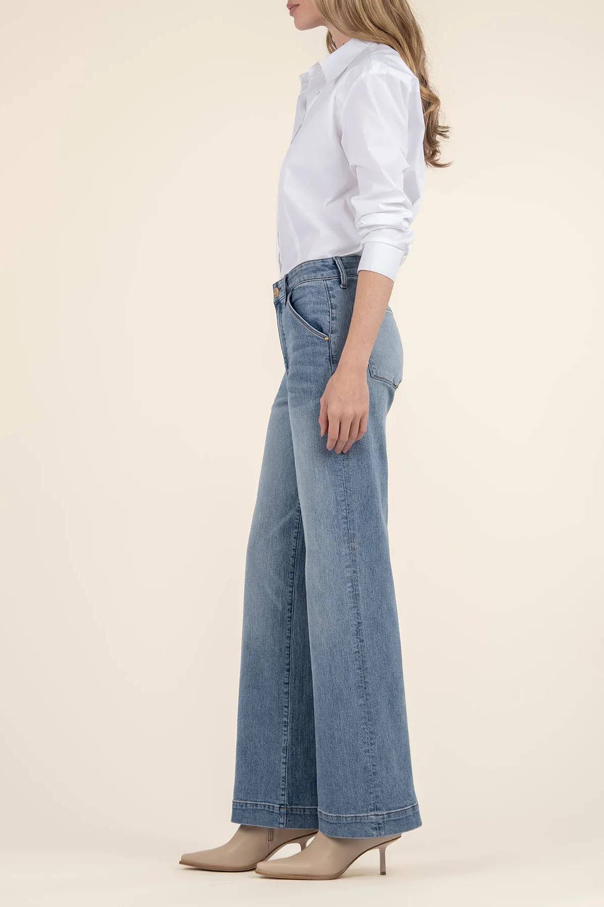 Jodi High Rise Wide Leg- Vital w/Medium Base Wash Product Image