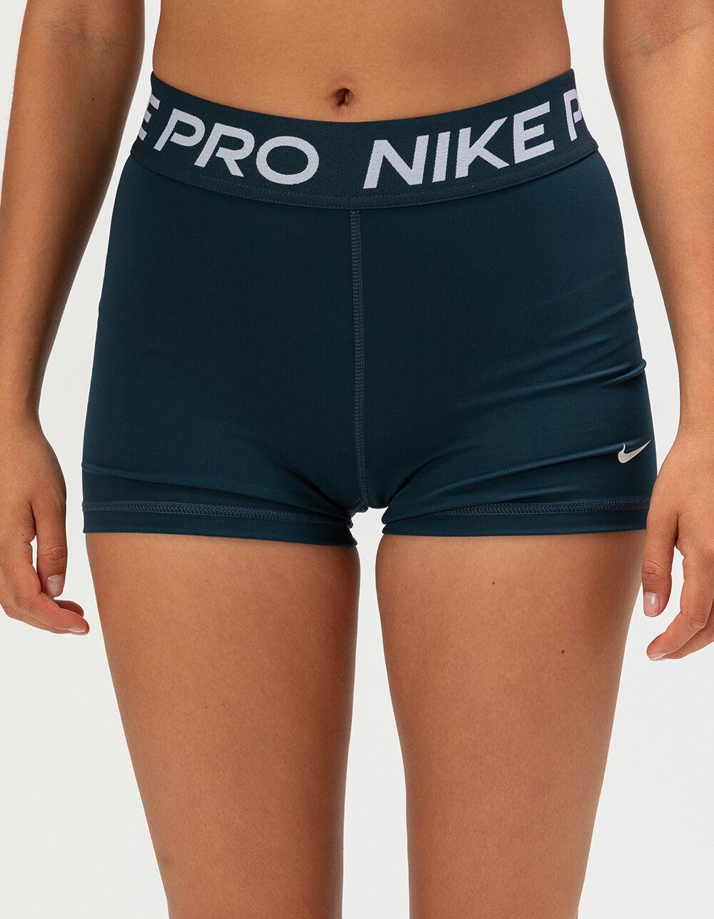 NIKE Pro Womens Compression Shorts - DARK BLUE Product Image
