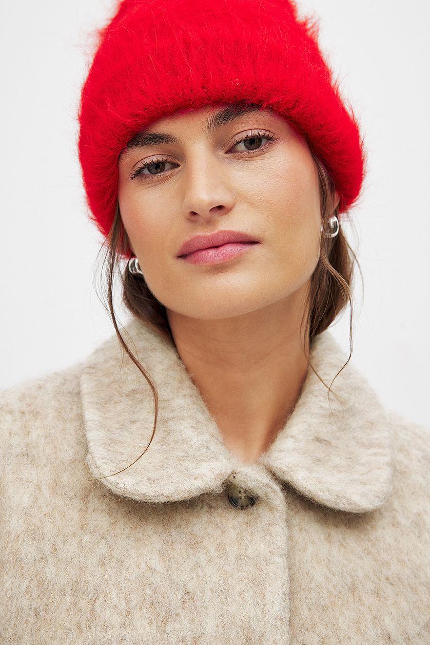 Alpaca Blend Hairy Beanie Product Image