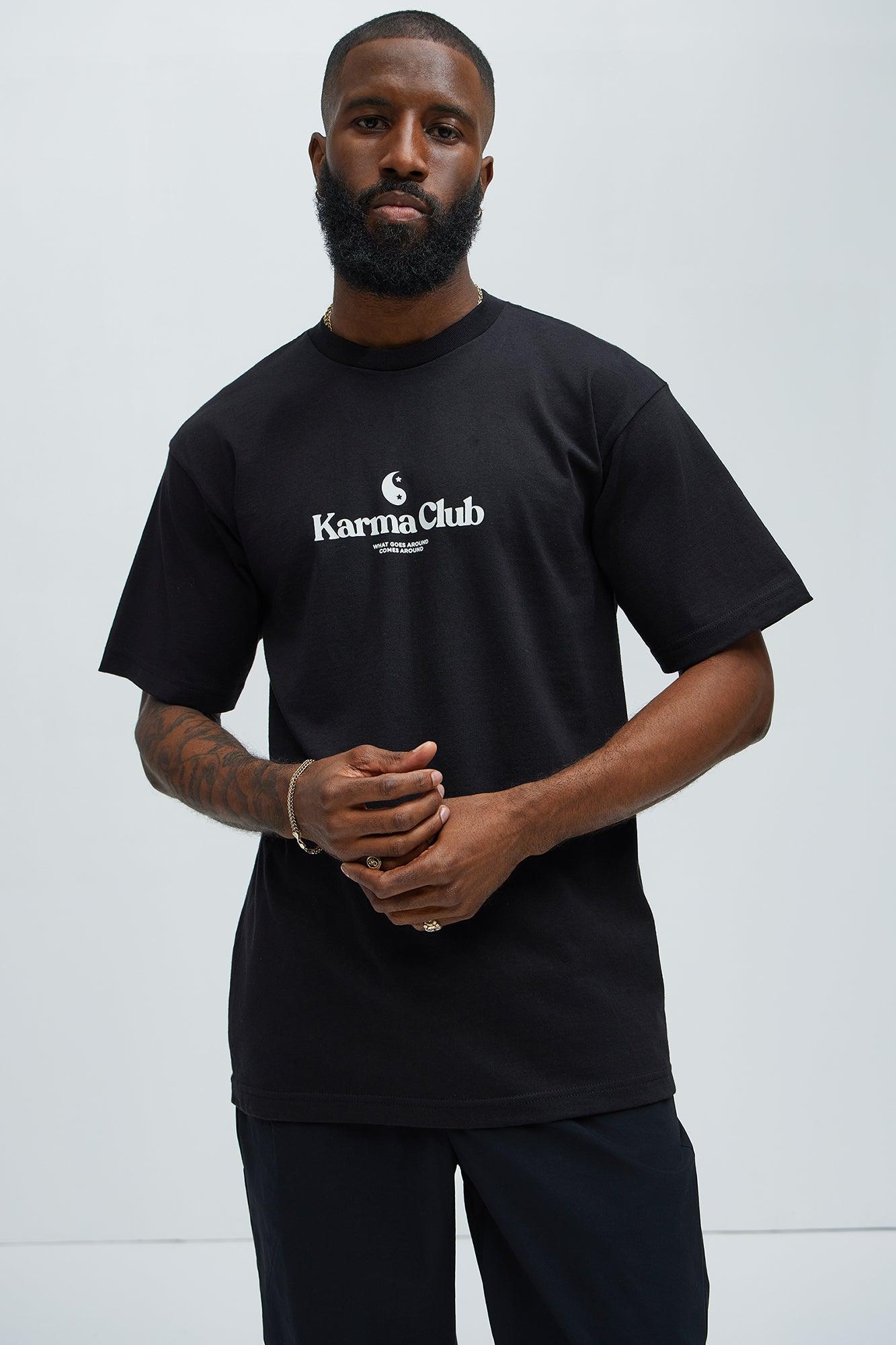 Karma Club Short Sleeve Tee - Black Product Image
